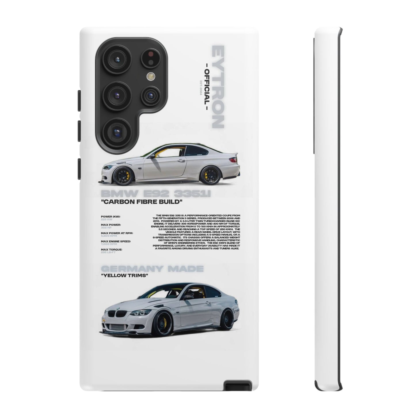 "Carbon E92" Sturdy Case