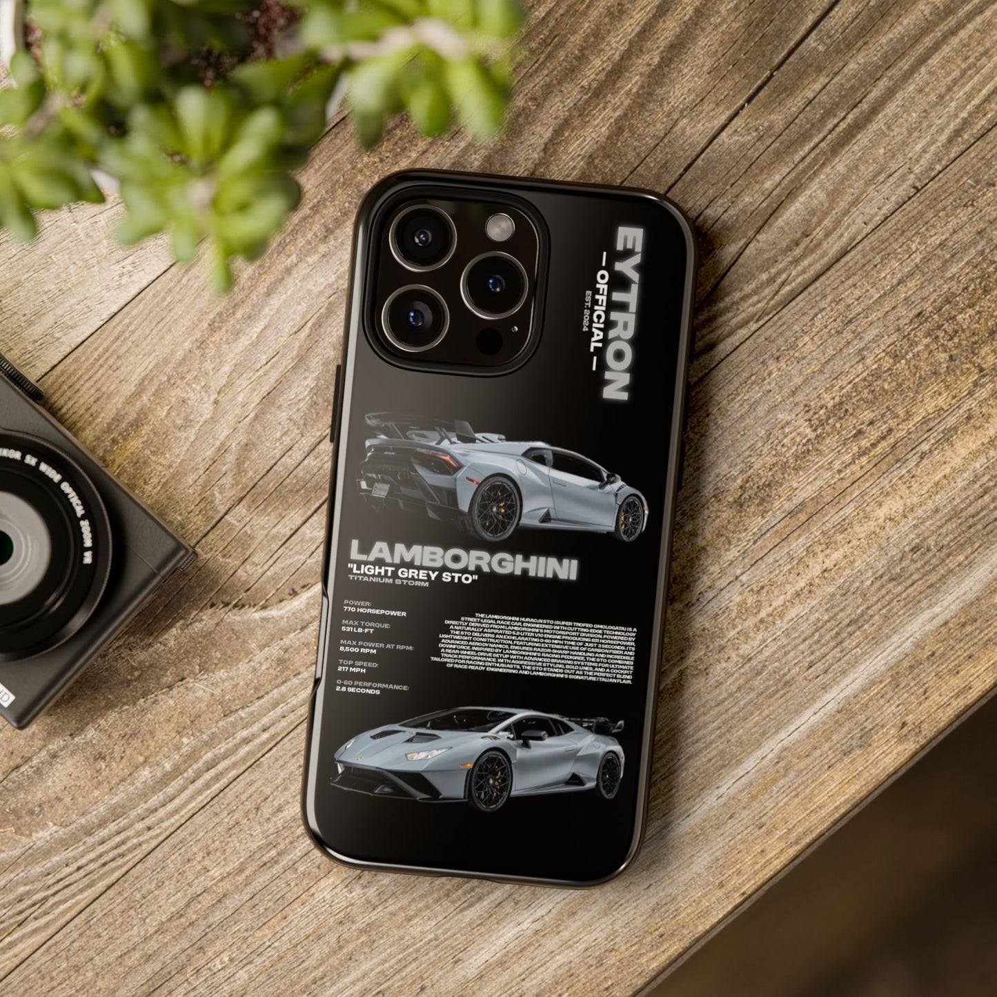 "Titanium Storm" Sturdy Case