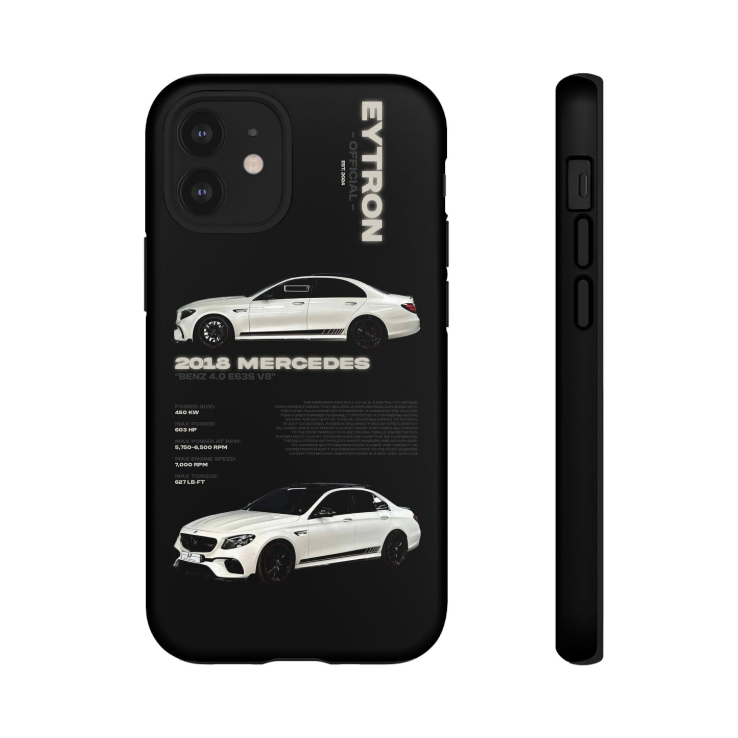 "Benz 4.0 E63S V8" Sturdy Case
