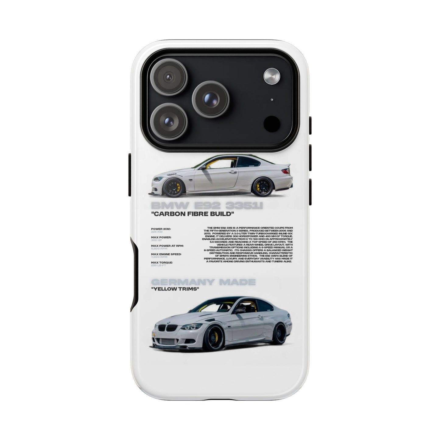 "Carbon E92" Sturdy Case