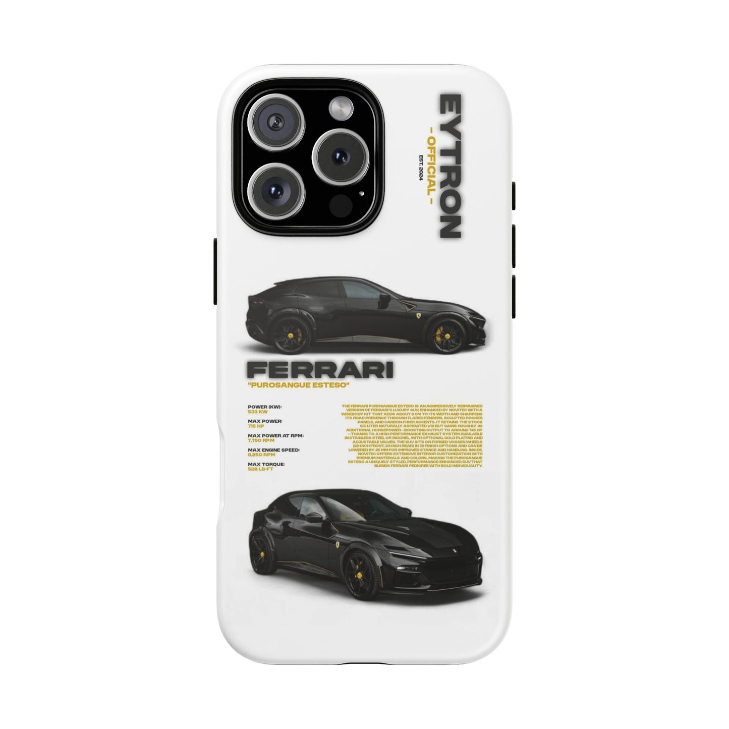 "Purosangue Esteso" Sturdy Case