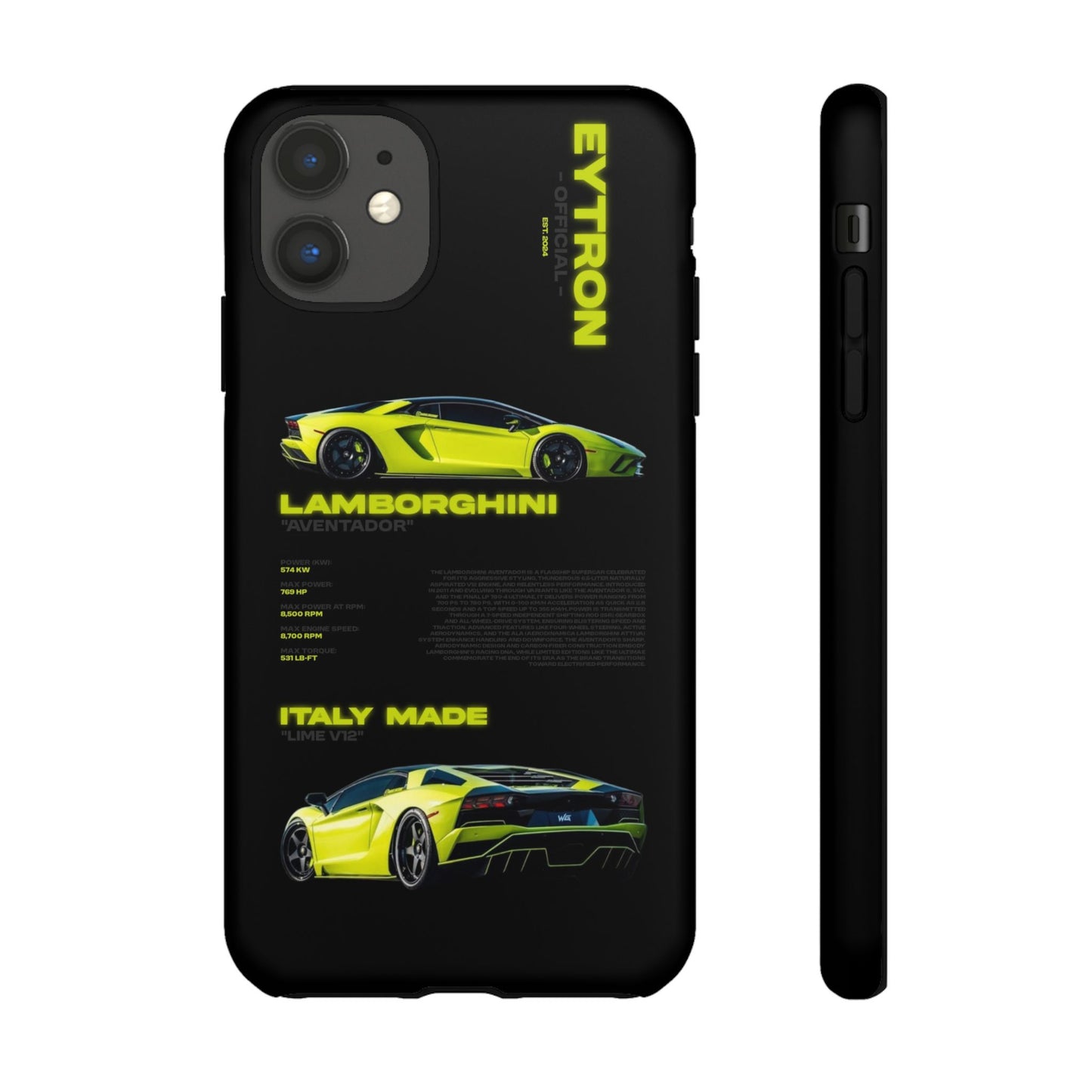 "Lime Bull" Sturdy Case