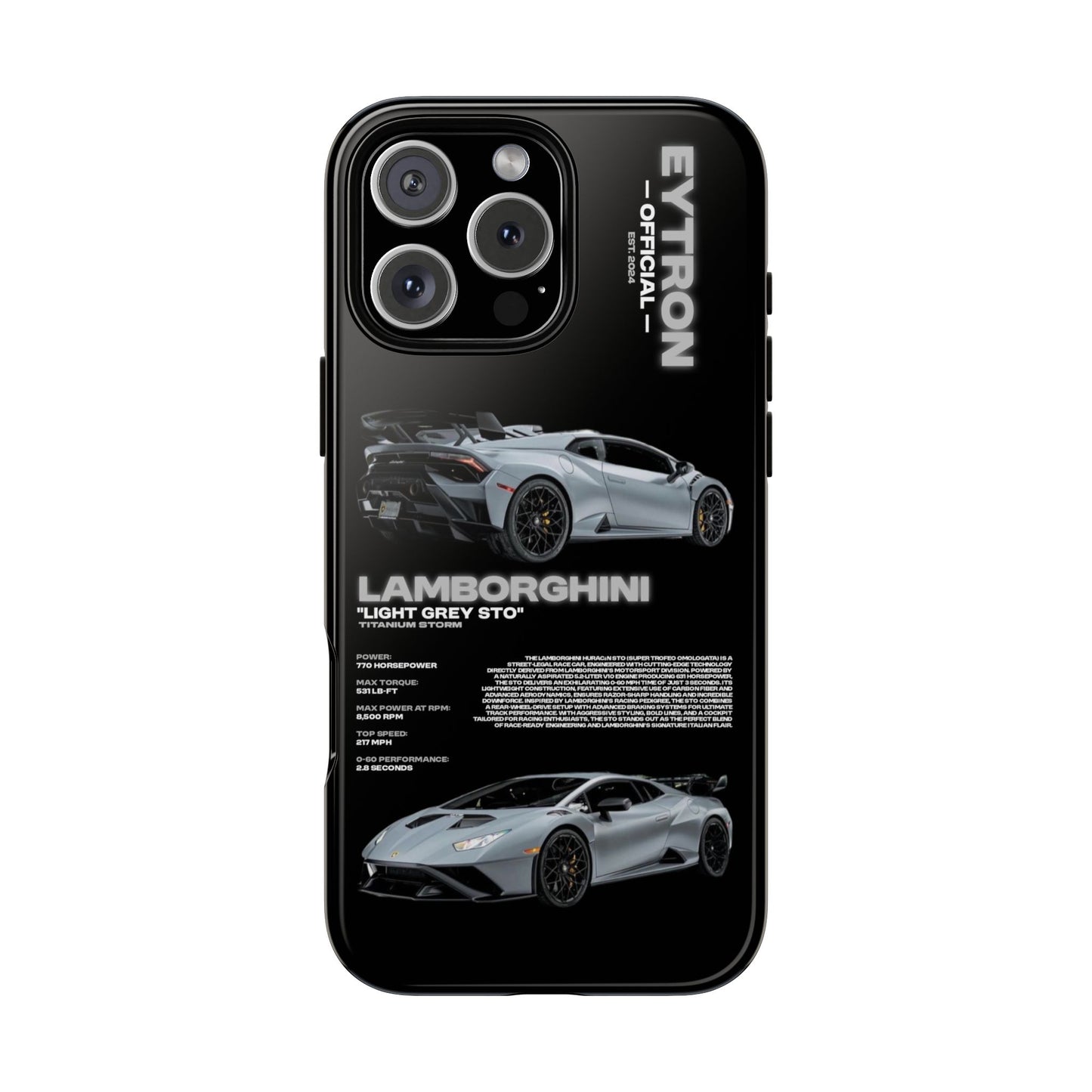 "Titanium Storm" Sturdy Case