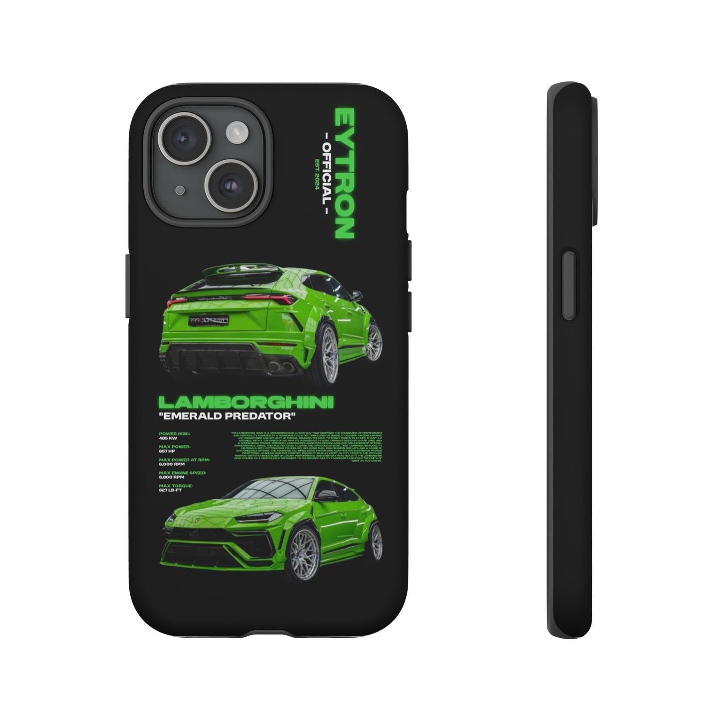 "Emerald Predator" Sturdy Case