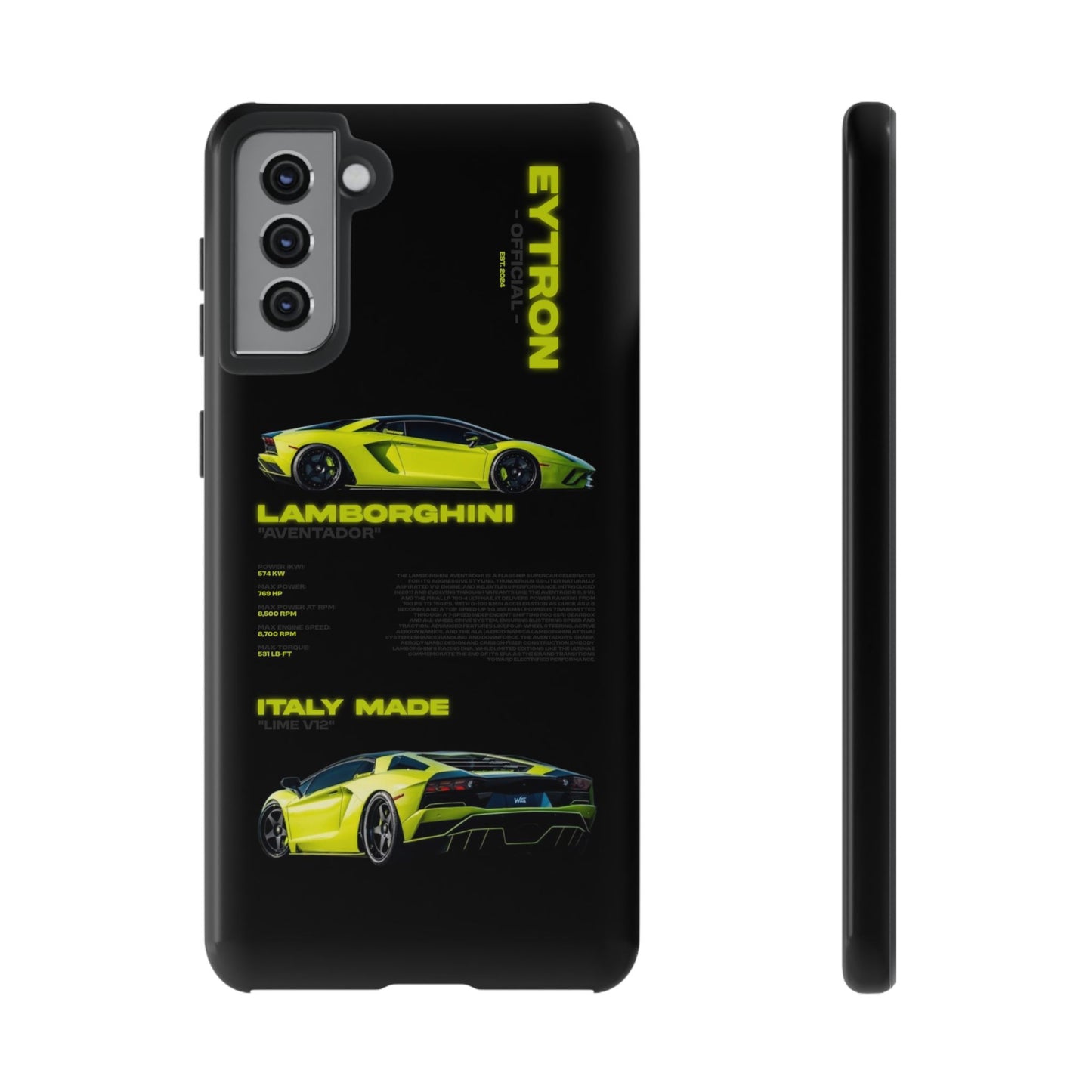 "Lime Bull" Sturdy Case