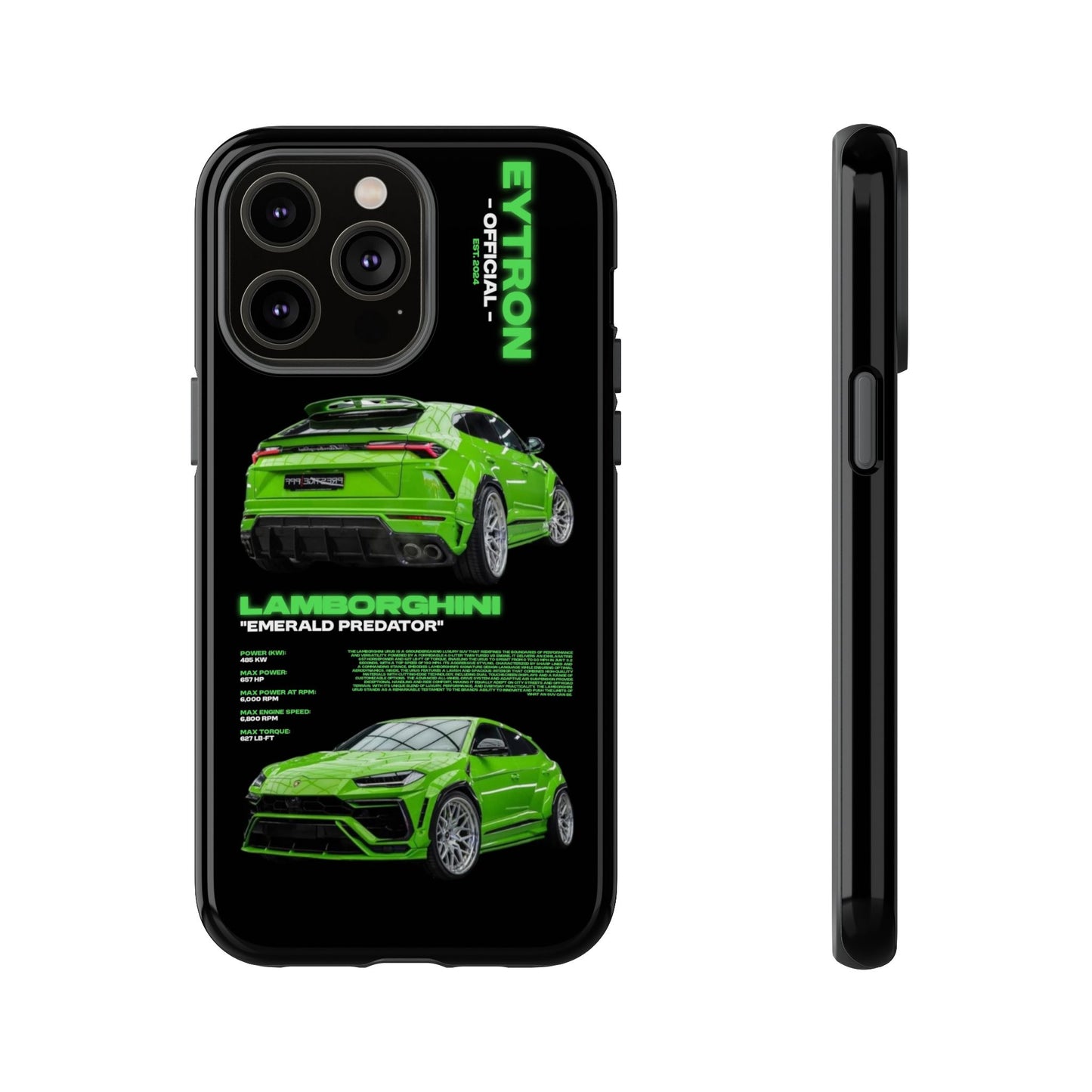 "Emerald Predator" Sturdy Case
