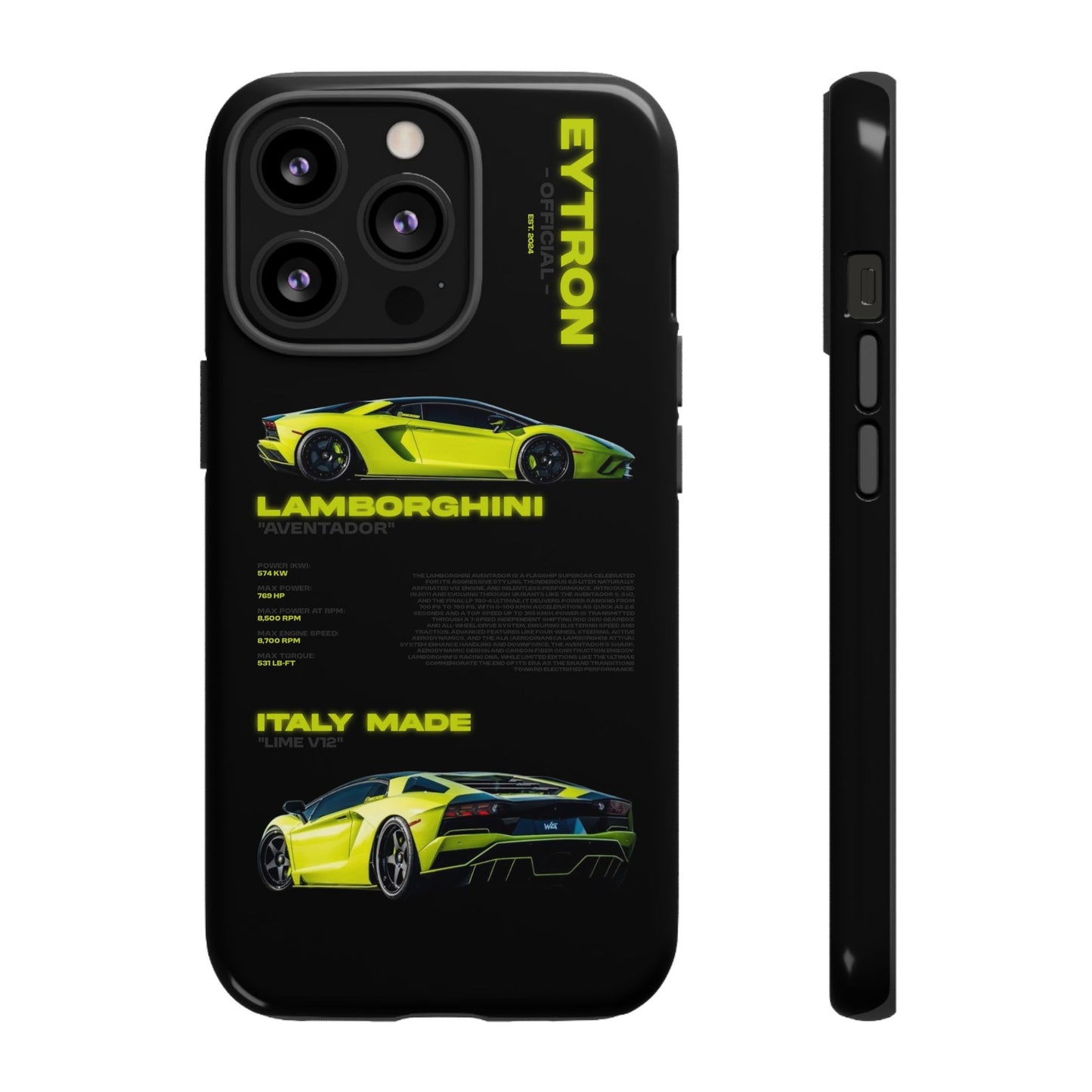 "Lime Bull" Sturdy Case