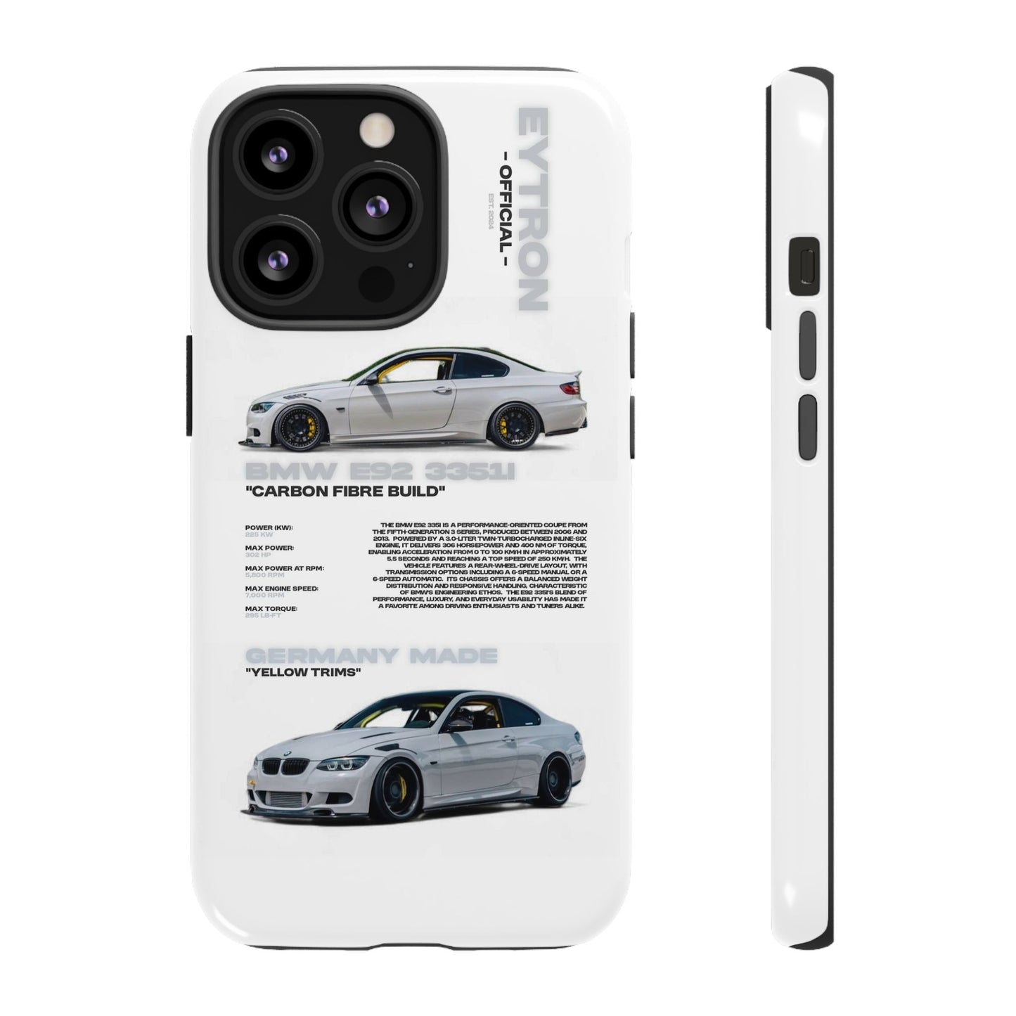 "Carbon E92" Sturdy Case