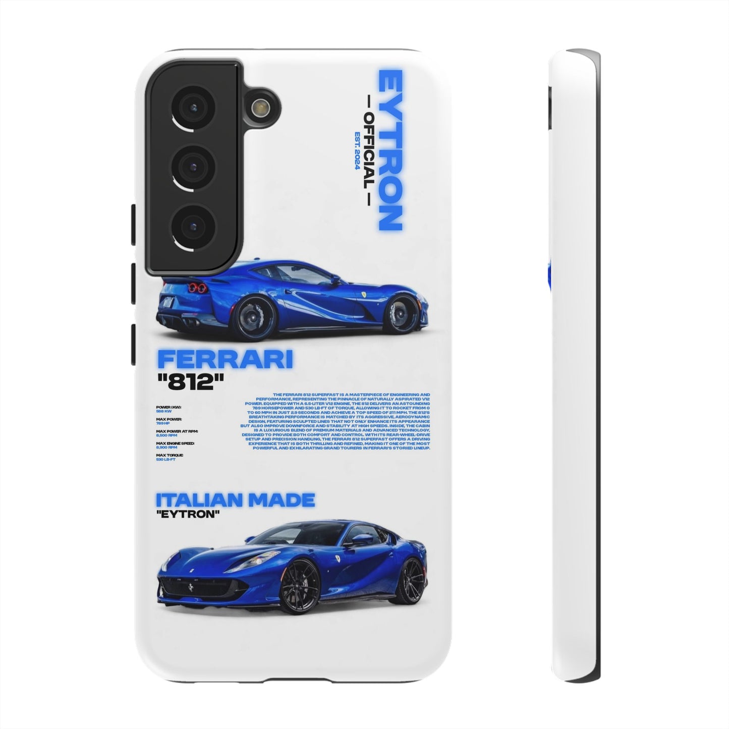 "Blue Thunder" Sturdy Case