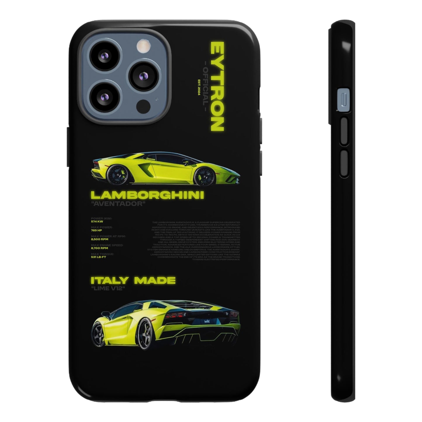 "Lime Bull" Sturdy Case