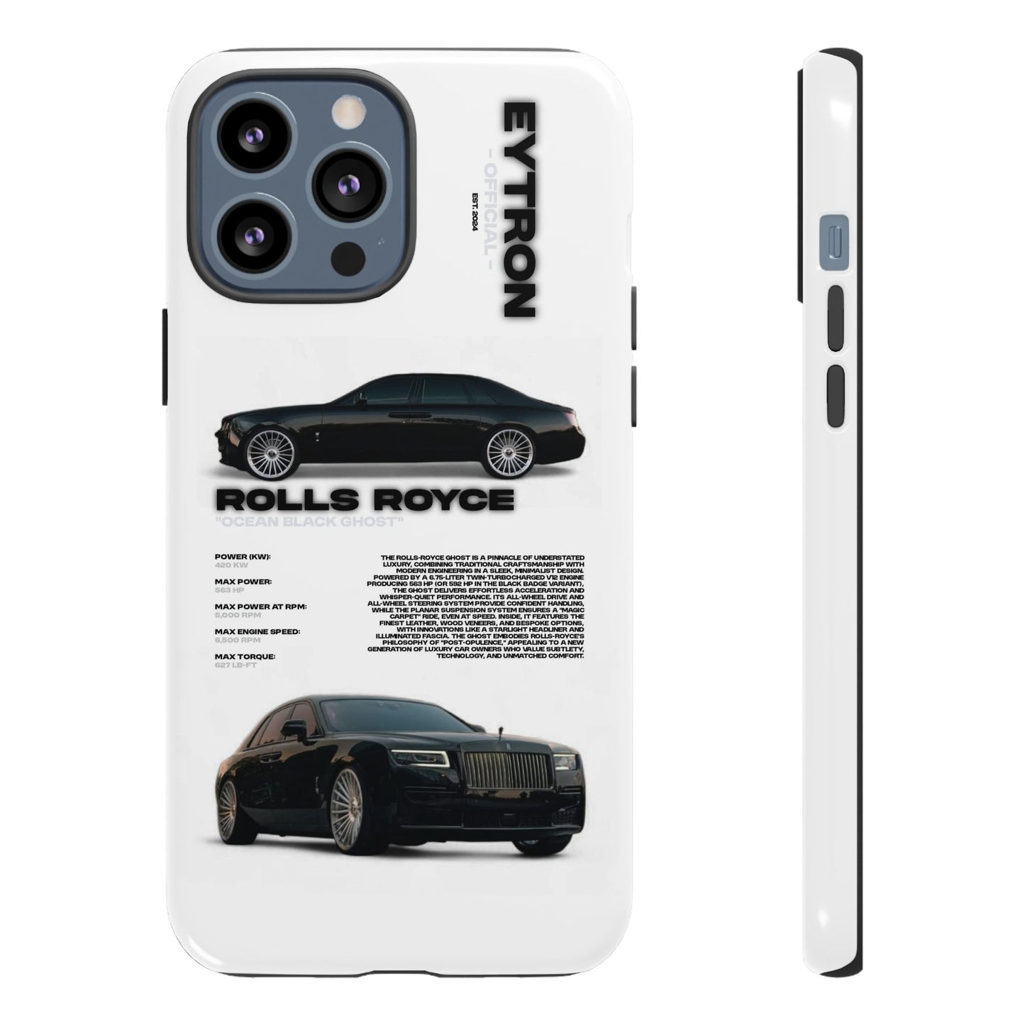 "Ocean Black Ghost" Sturdy Case