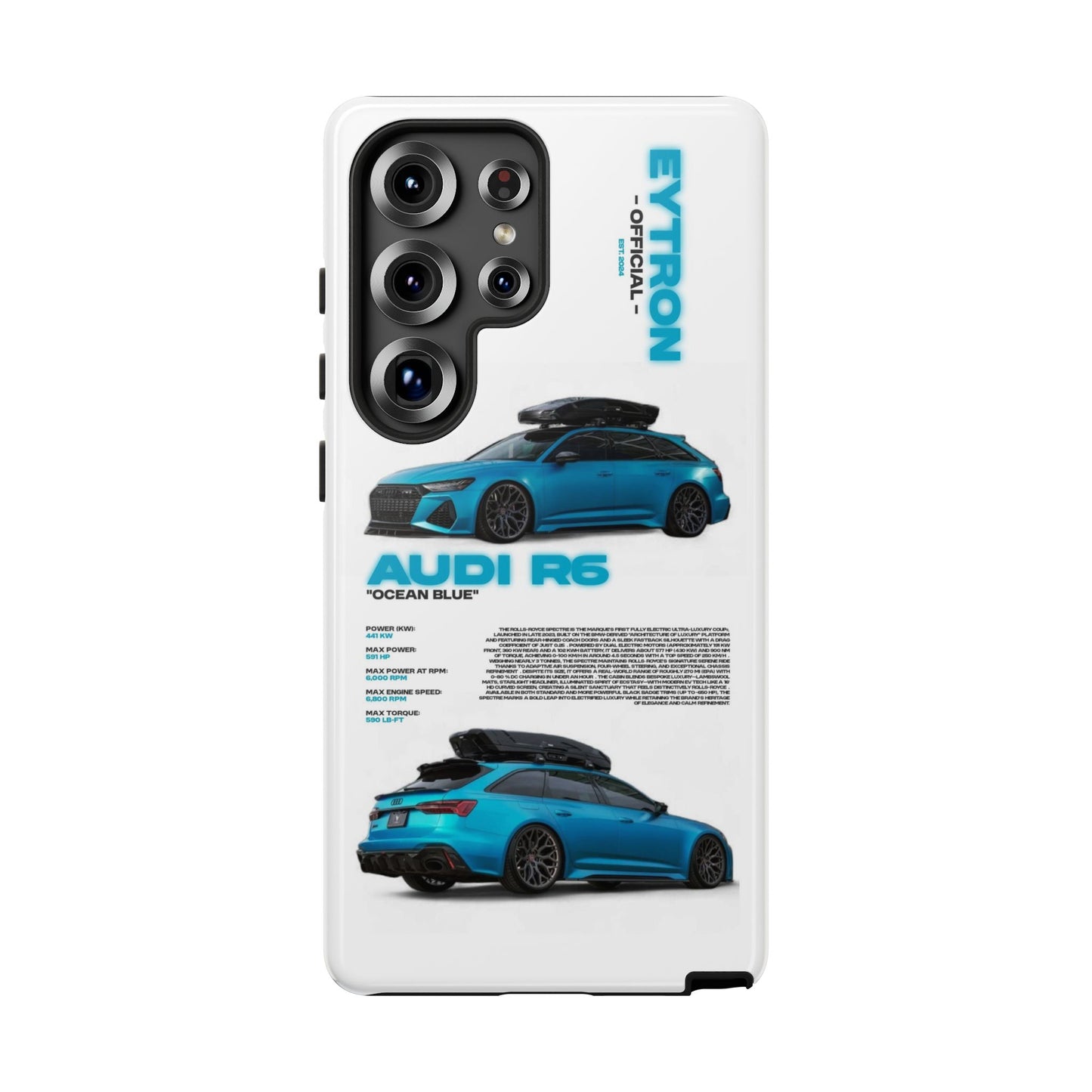"Ocean Blue R6" Sturdy Case