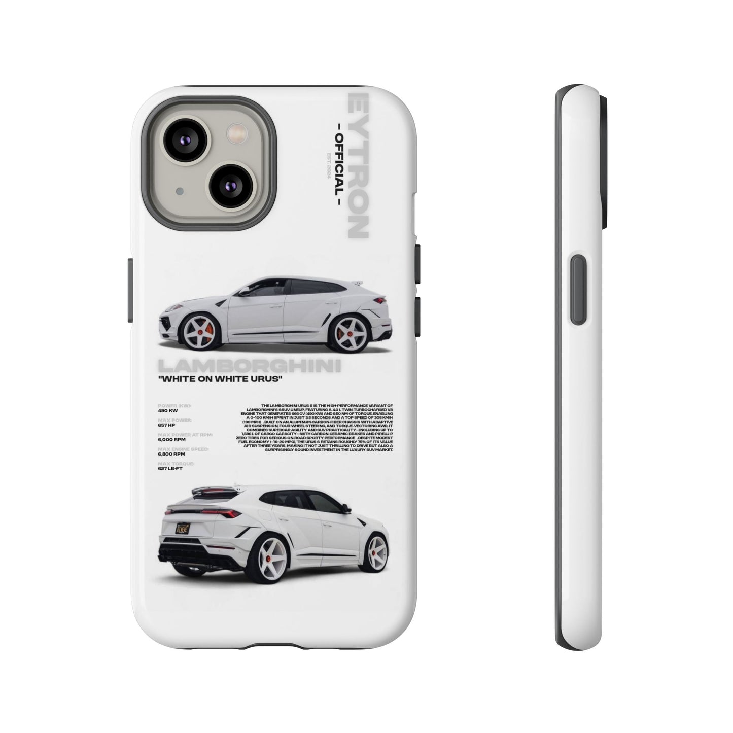 "White On White Urus" Sturdy Case