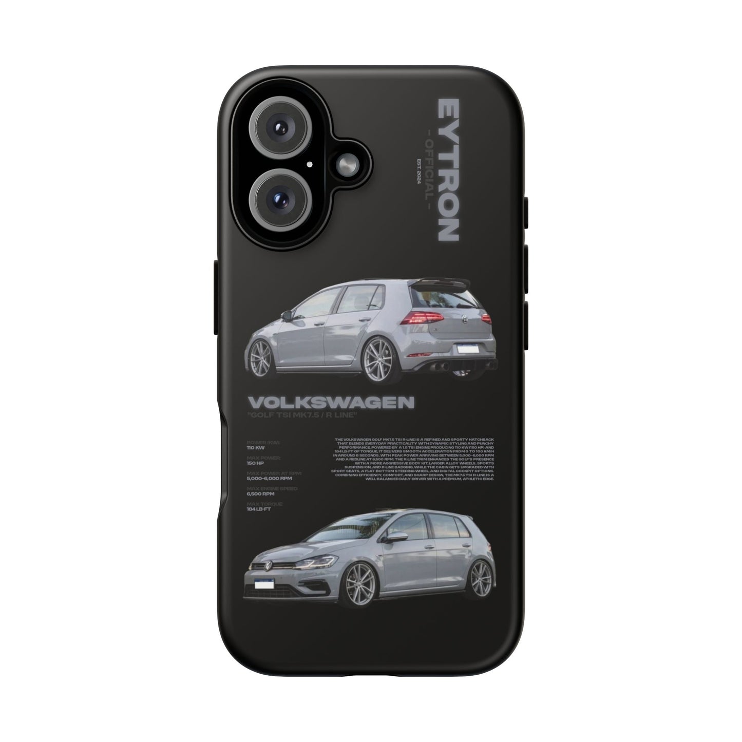 "Golf TSI MK7.5 / R Line" Sturdy Case
