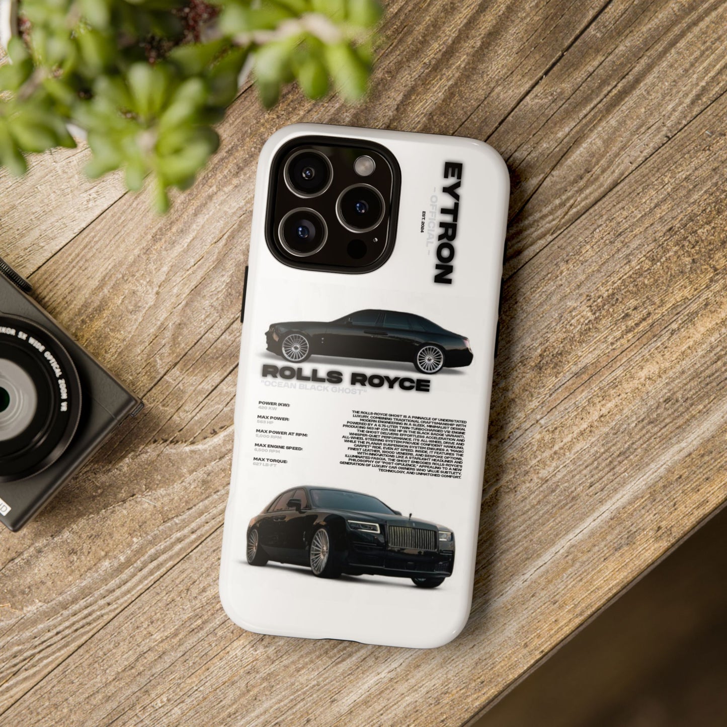 "Ocean Black Ghost" Sturdy Case