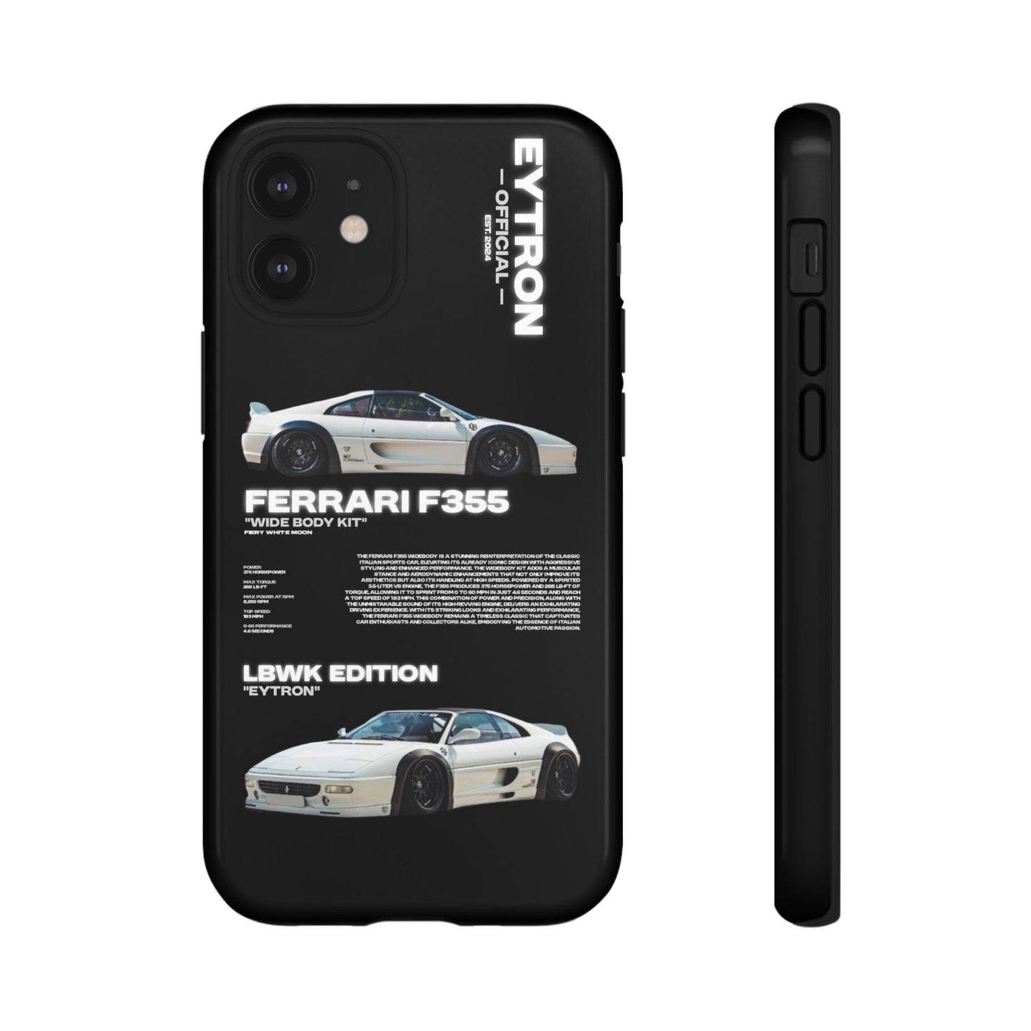 "Fiery White Moon" Sturdy Case