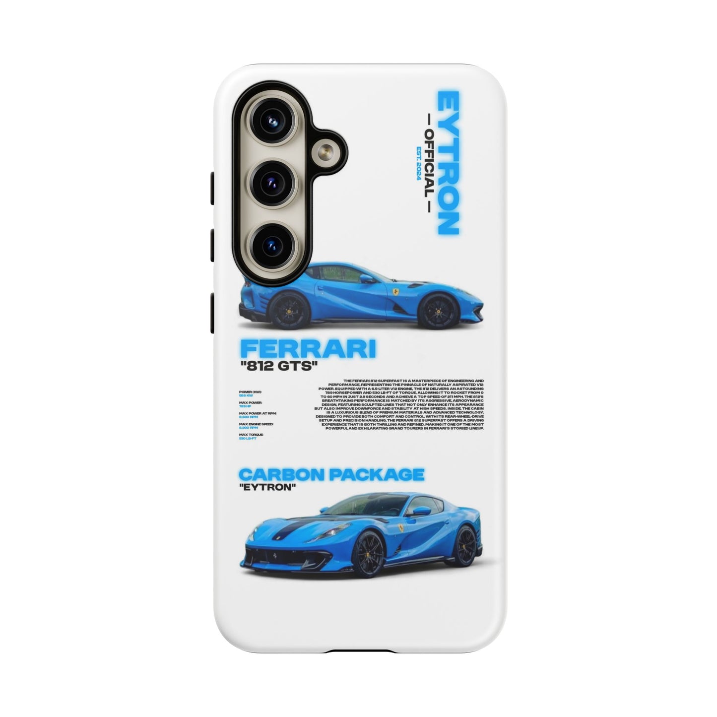 "Azure Bullet" Sturdy Case