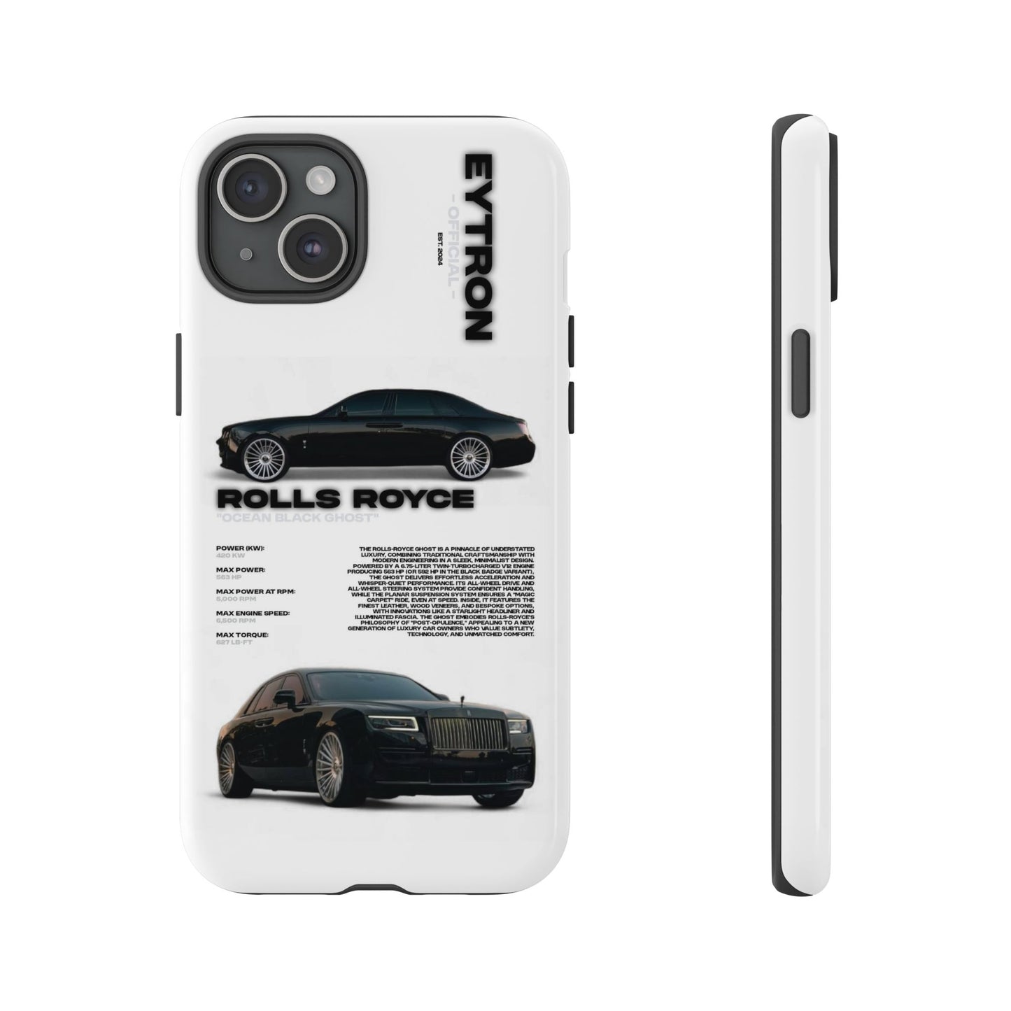 "Ocean Black Ghost" Sturdy Case