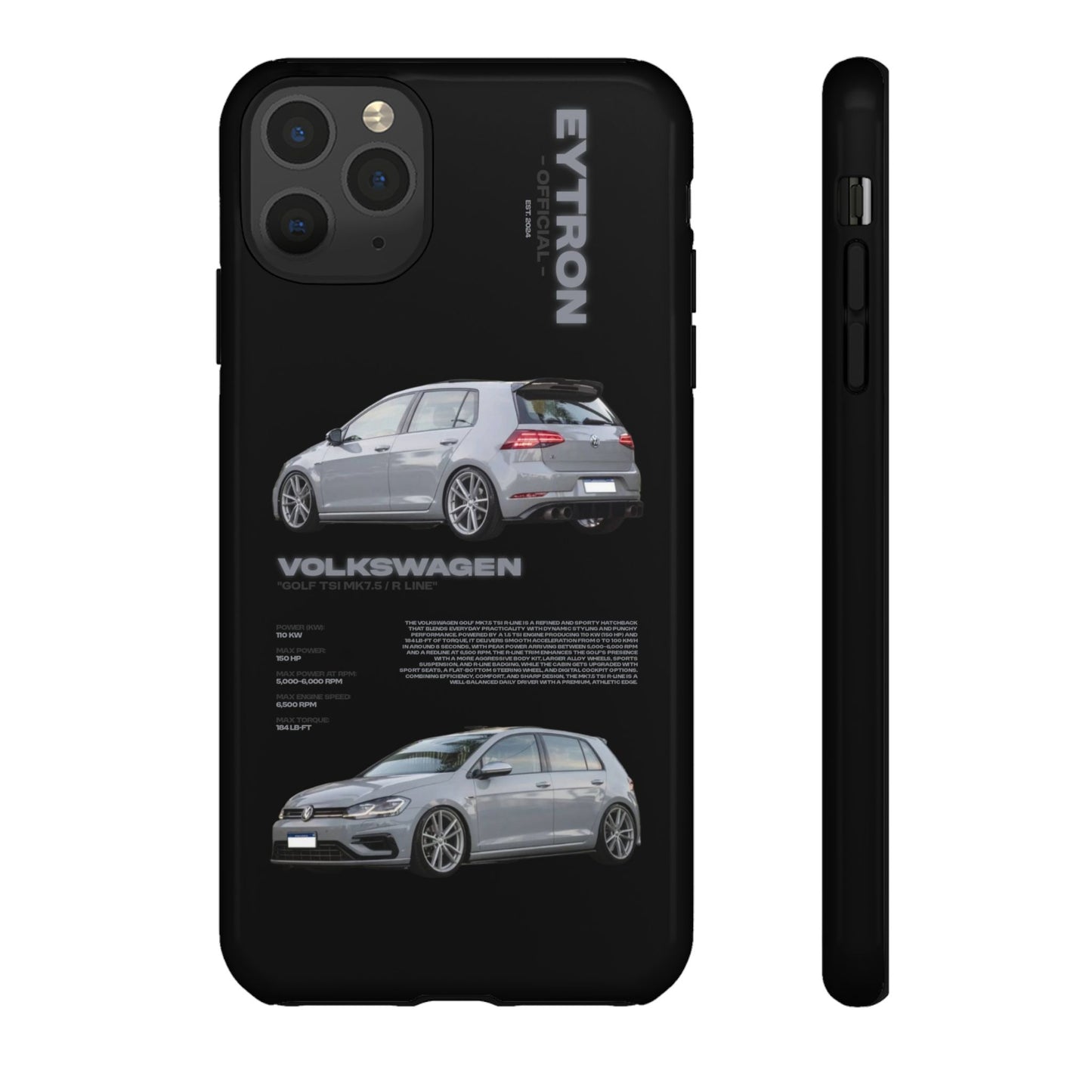 "Golf TSI MK7.5 / R Line" Sturdy Case