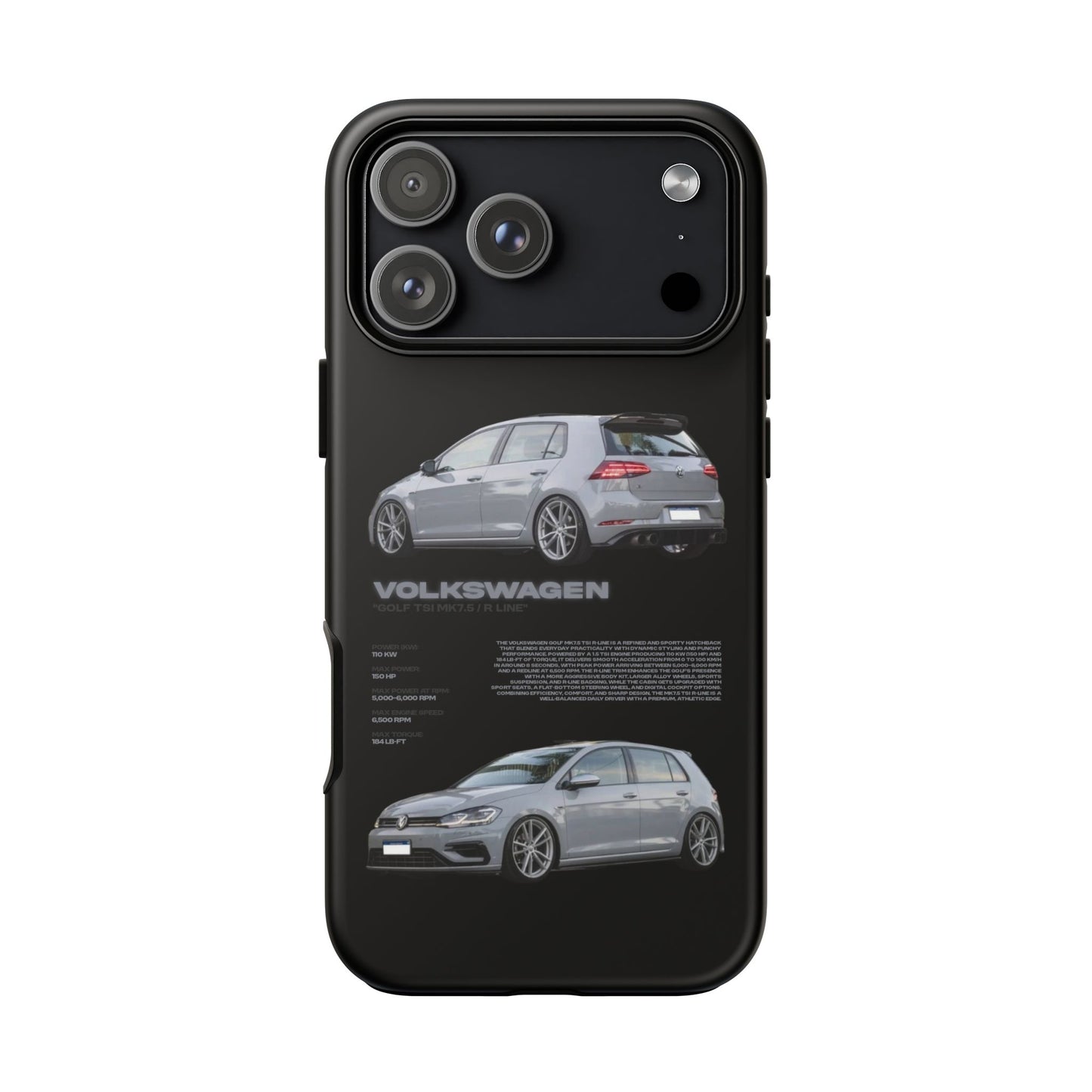 "Golf TSI MK7.5 / R Line" Sturdy Case