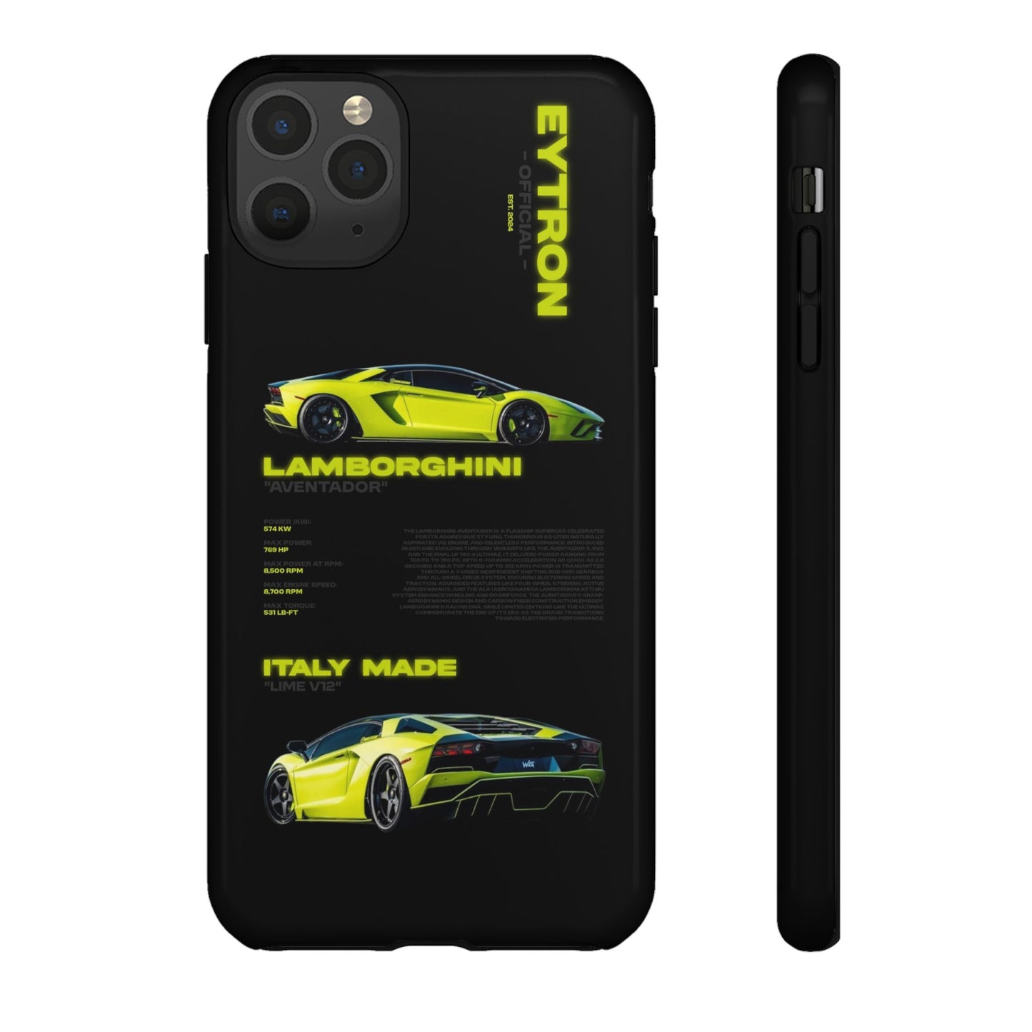 "Lime Bull" Sturdy Case