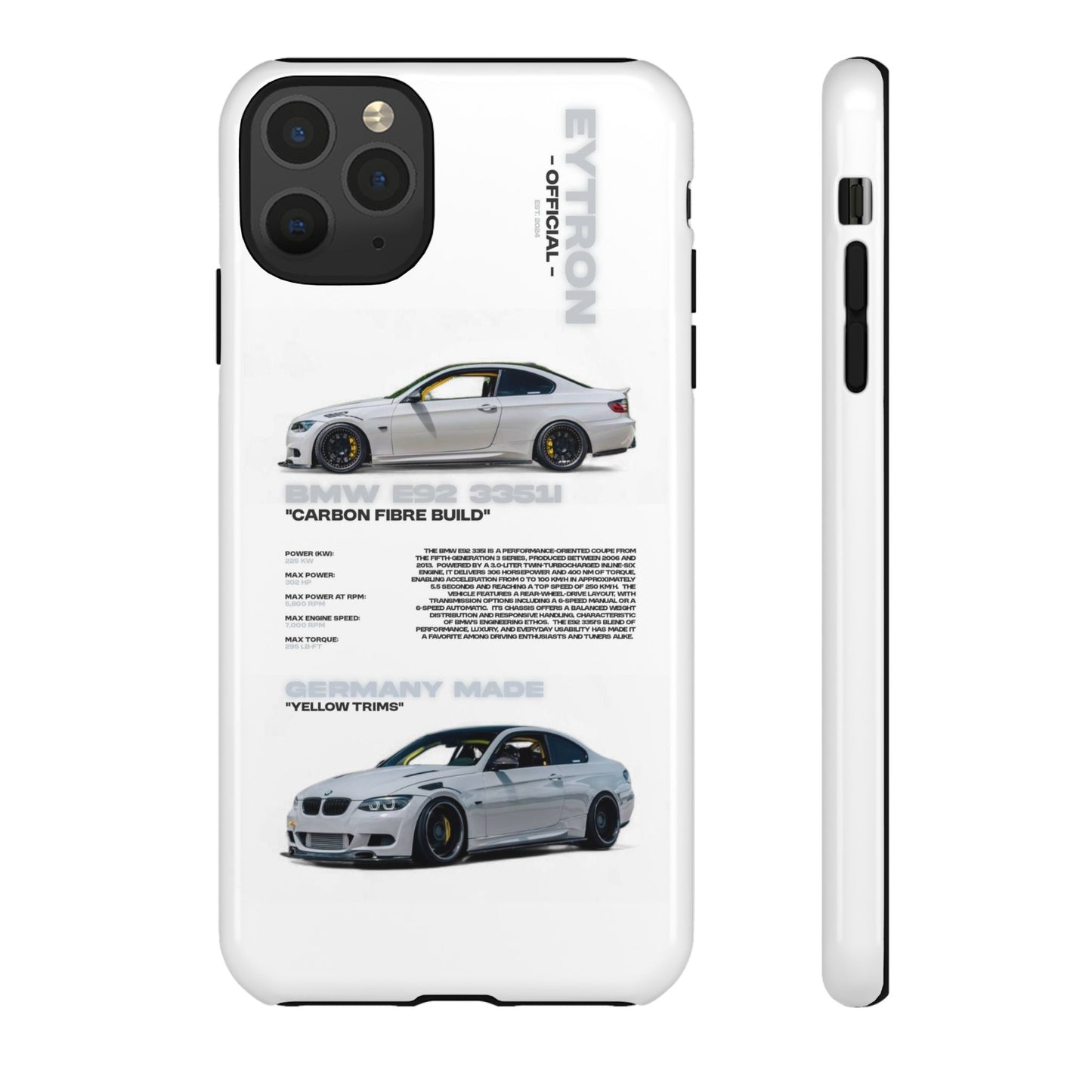 "Carbon E92" Sturdy Case