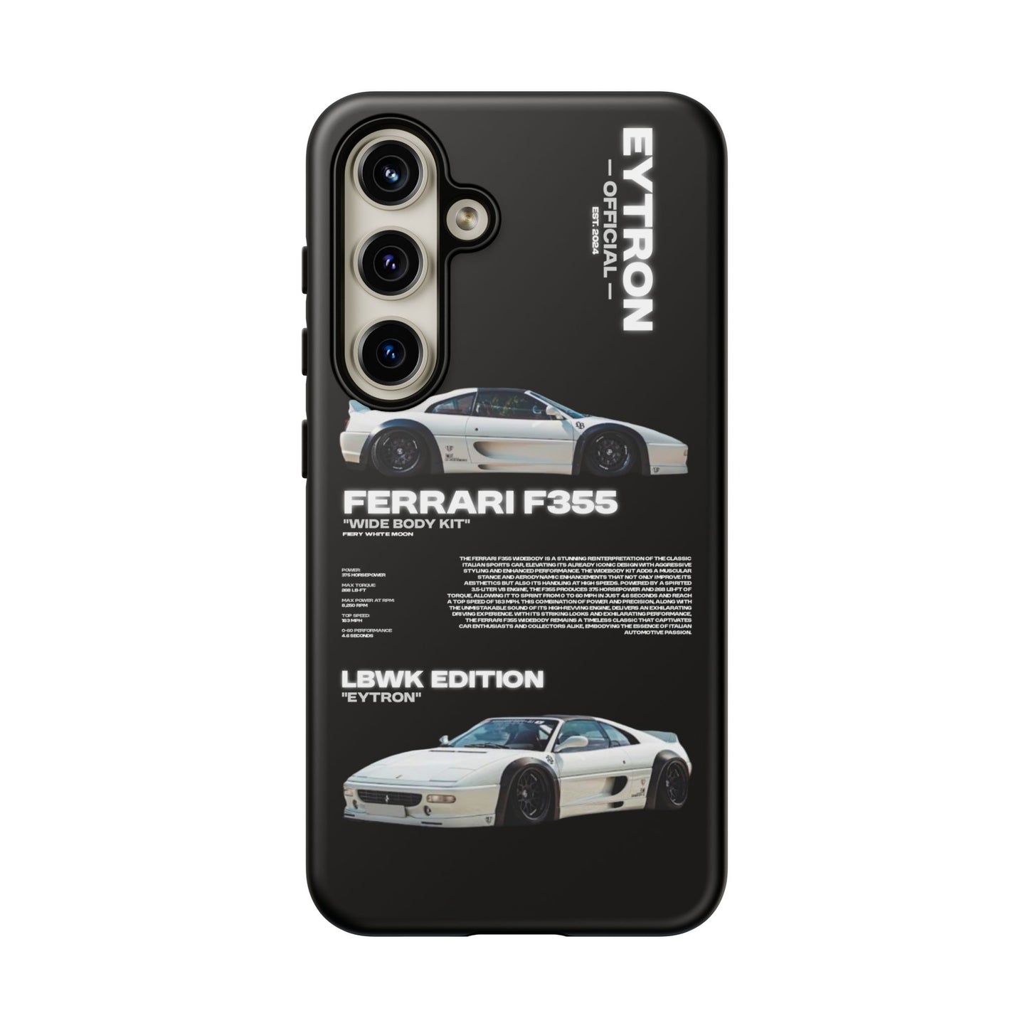 "Fiery White Moon" Sturdy Case