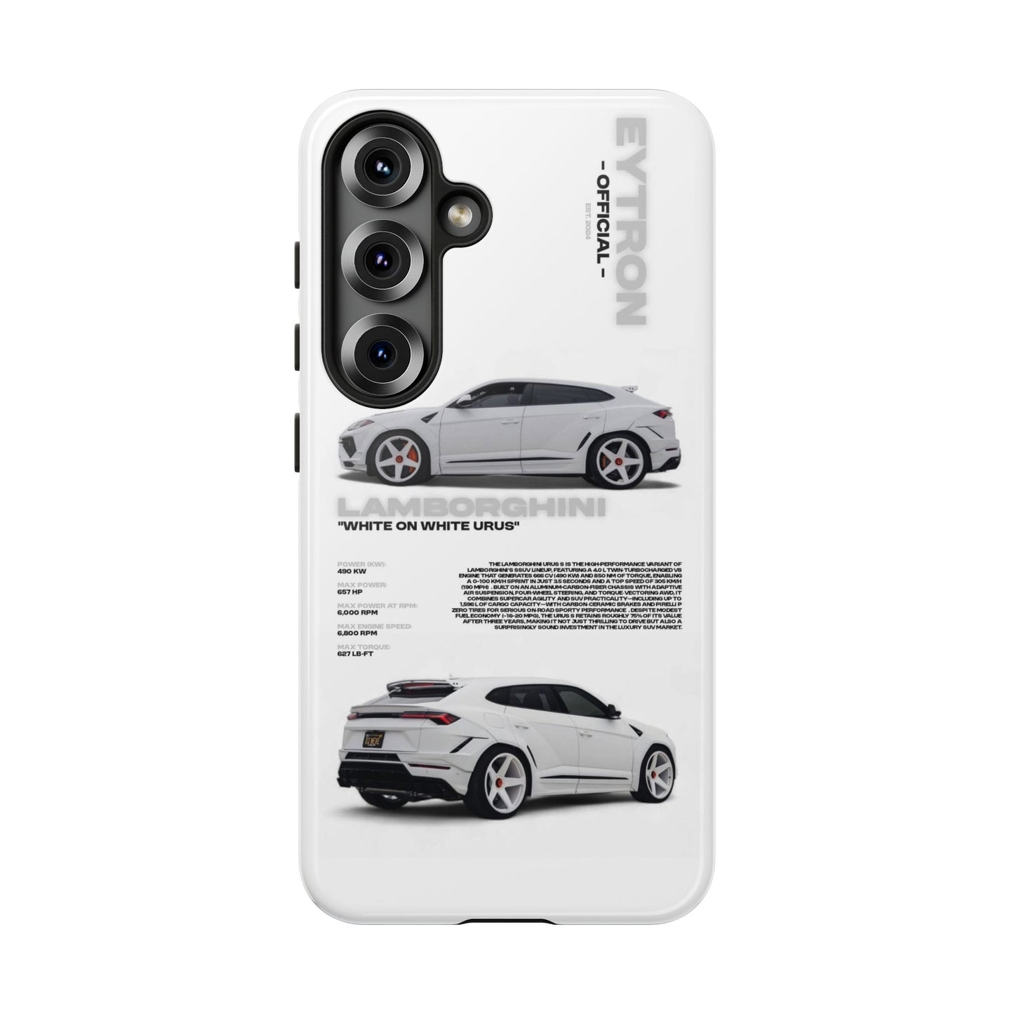 "White On White Urus" Sturdy Case