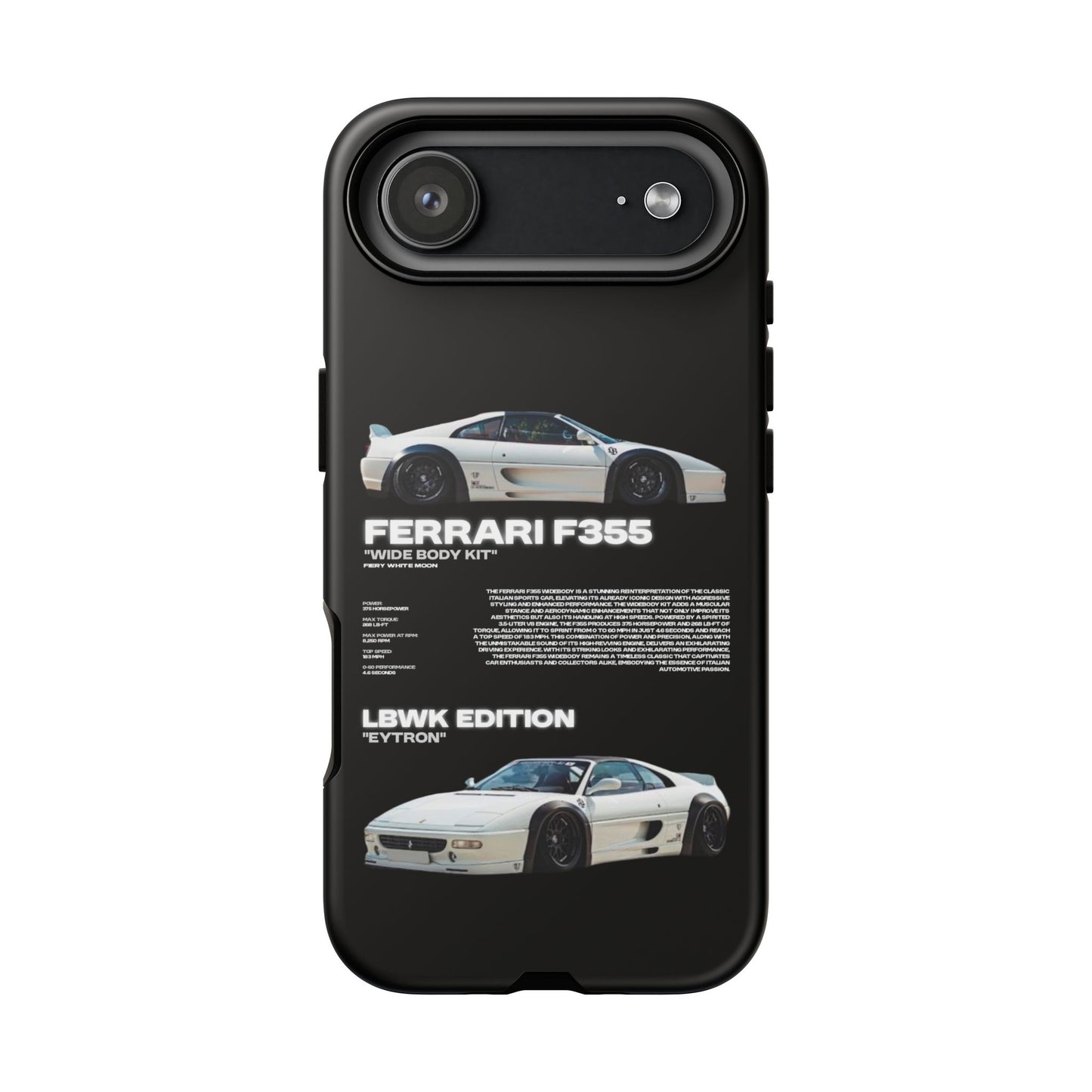 "Fiery White Moon" Sturdy Case