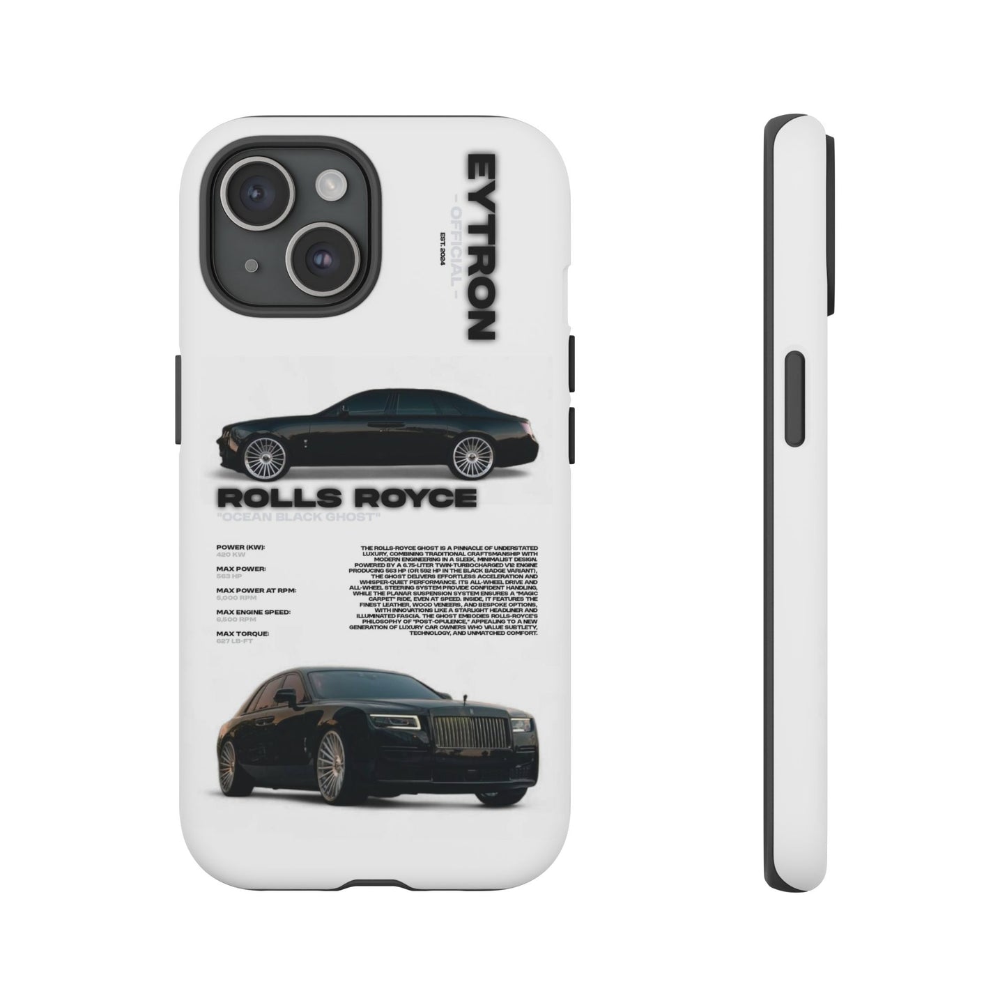 "Ocean Black Ghost" Sturdy Case