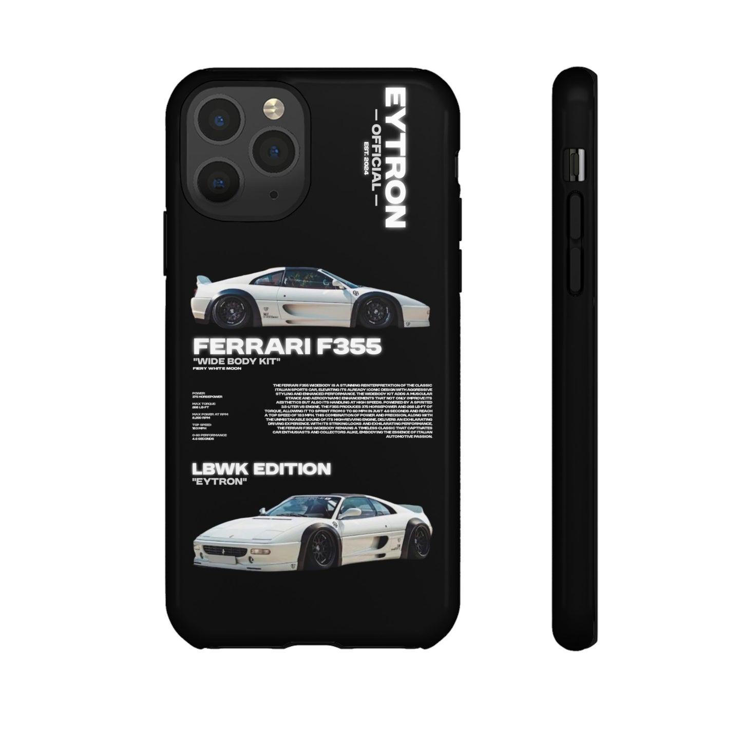 "Fiery White Moon" Sturdy Case