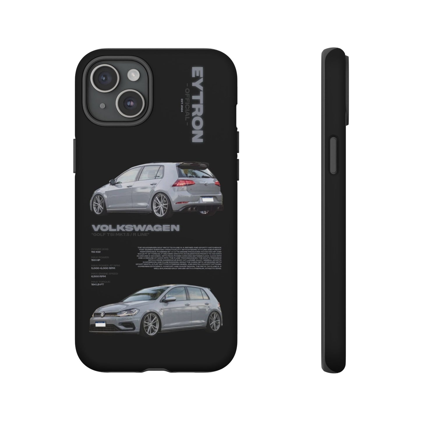"Golf TSI MK7.5 / R Line" Sturdy Case