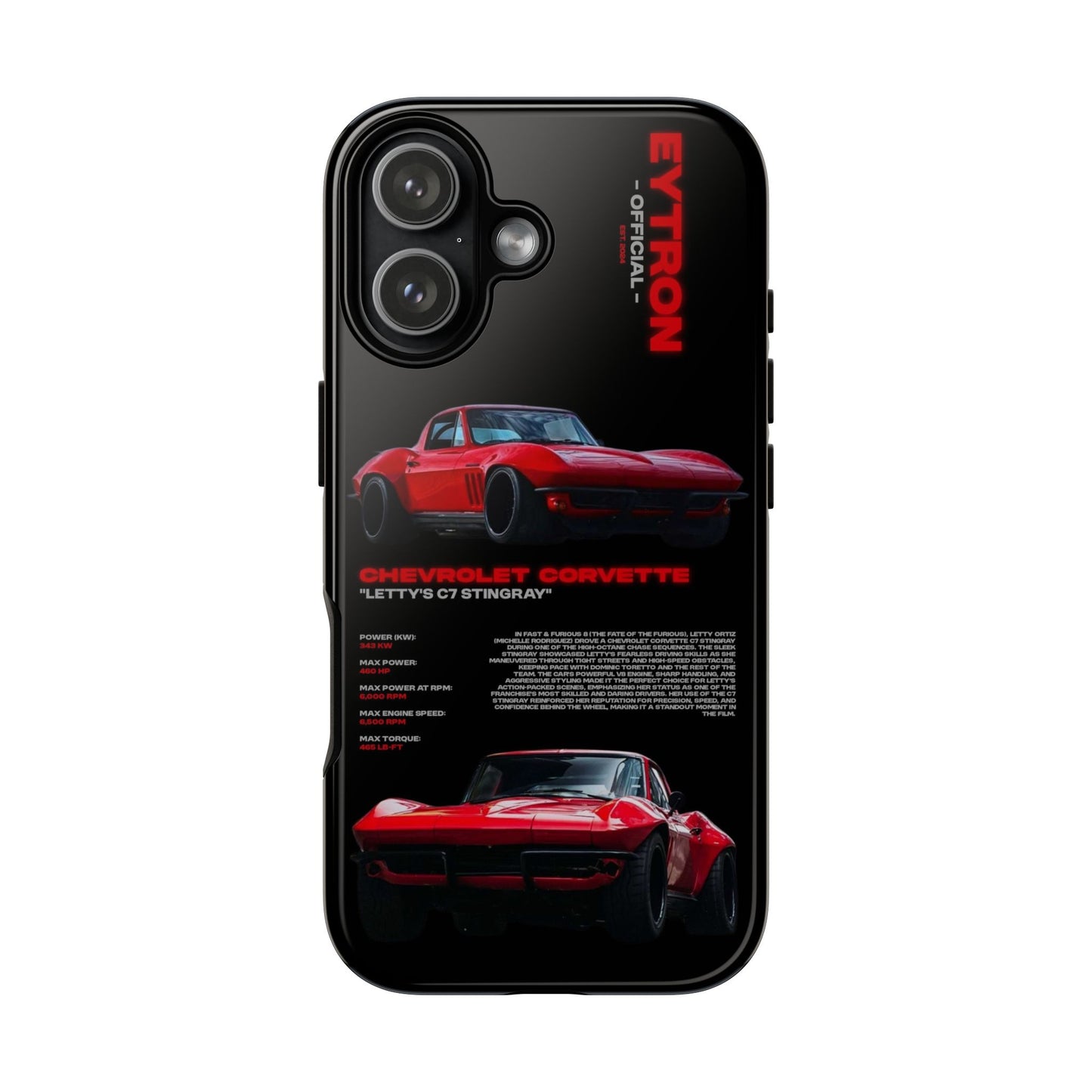 "Letty's C7 Stingray" Sturdy Case