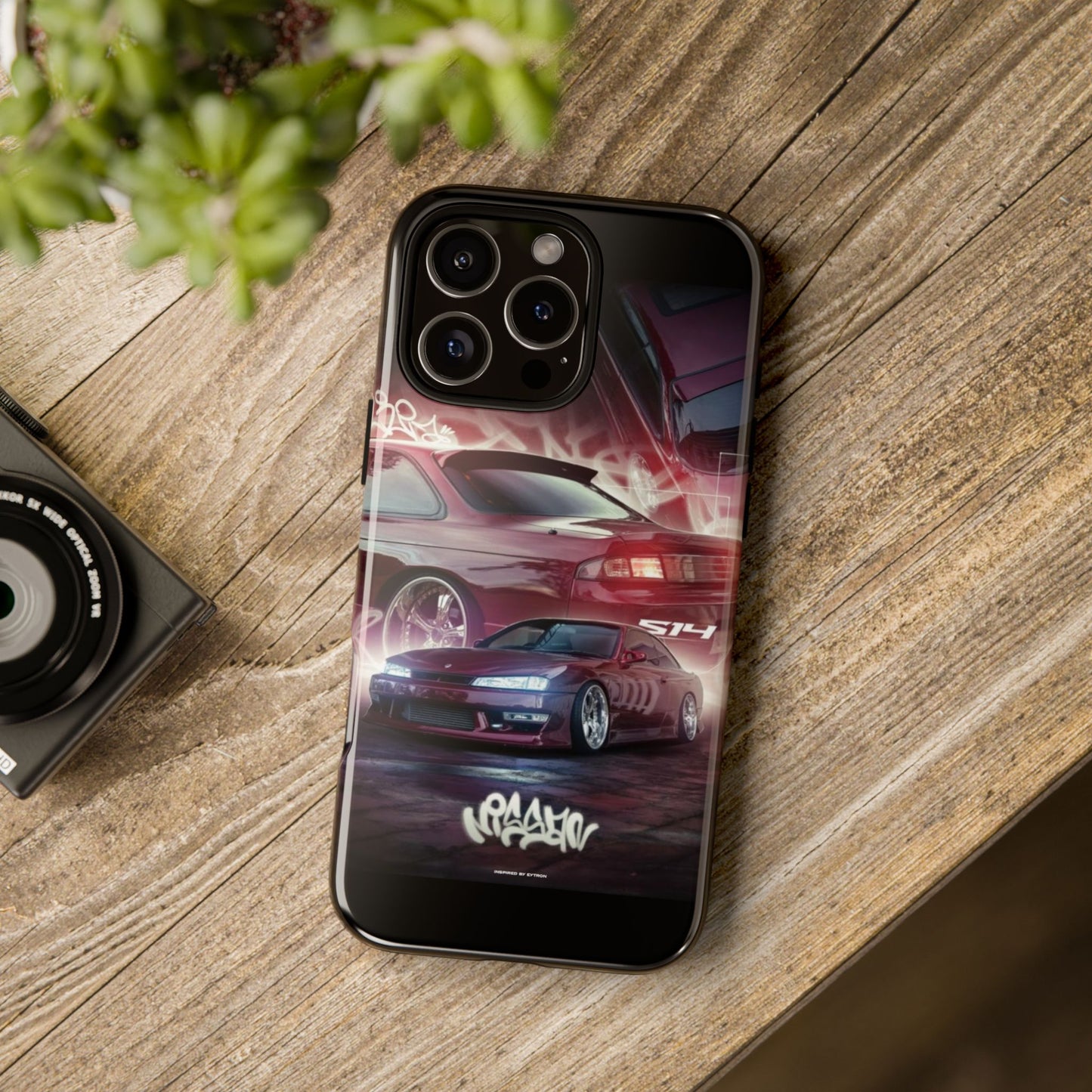 "Wine Red S14" JDM Case