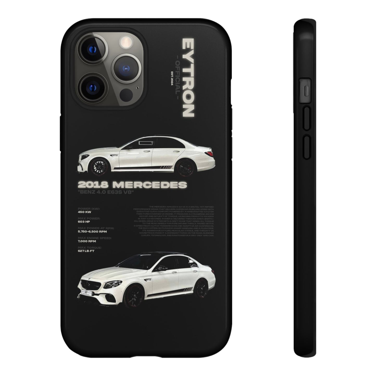 "Benz 4.0 E63S V8" Sturdy Case