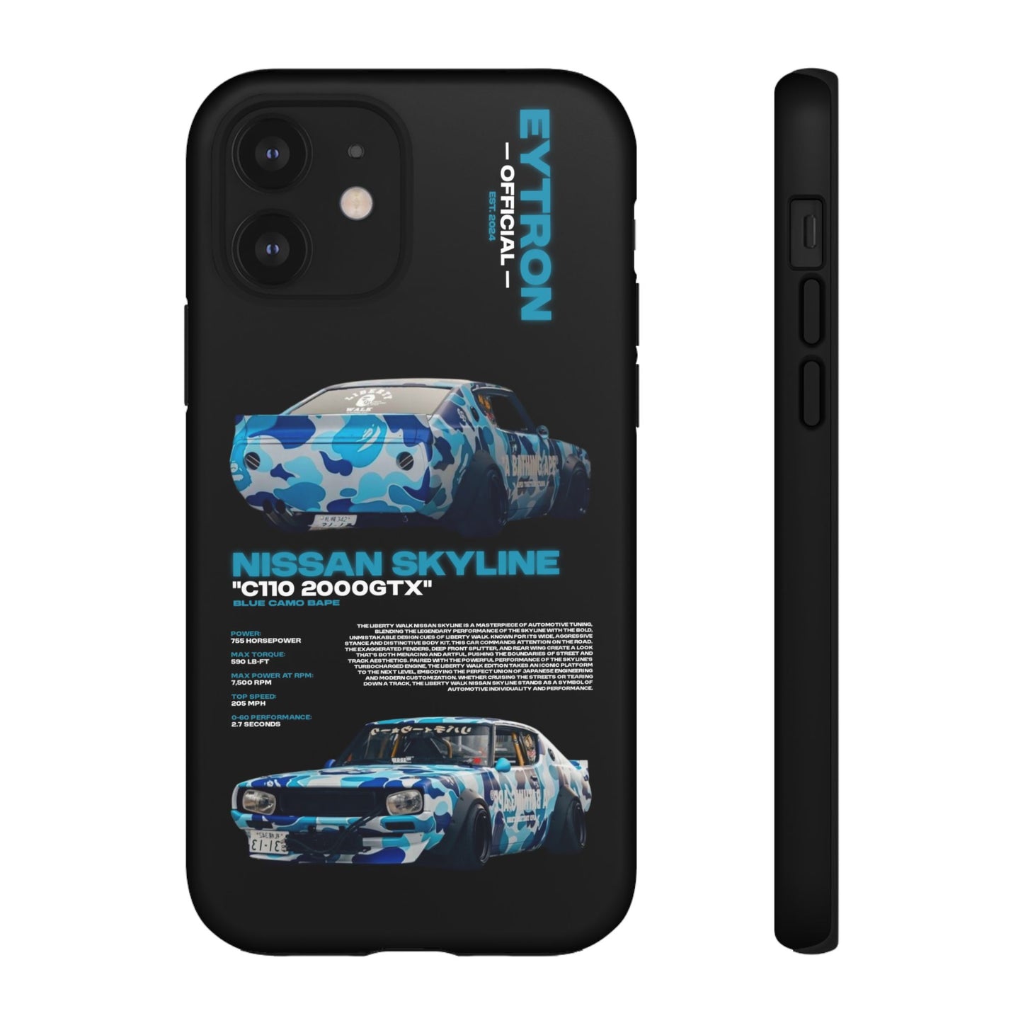 "Blue Camo Bape" Sturdy Case