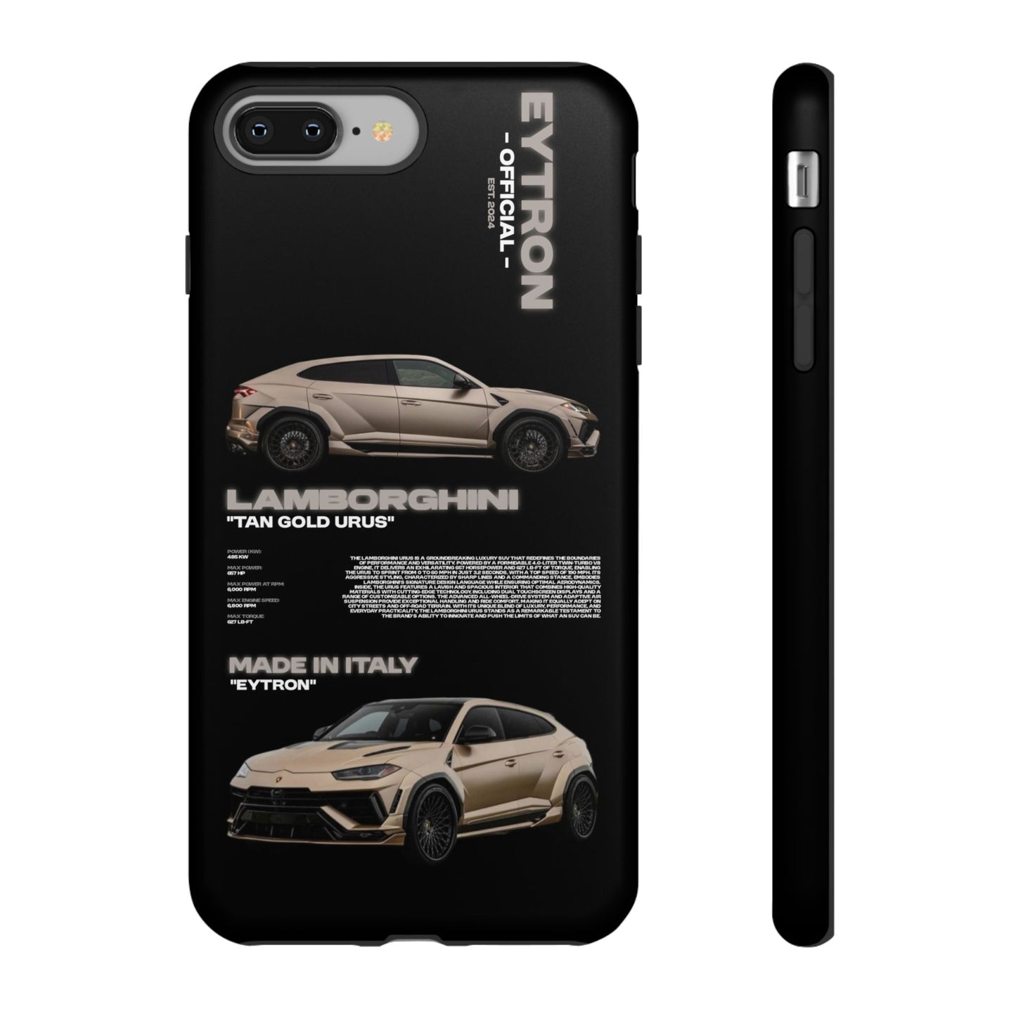 "Tan Gold Urus" Sturdy Case
