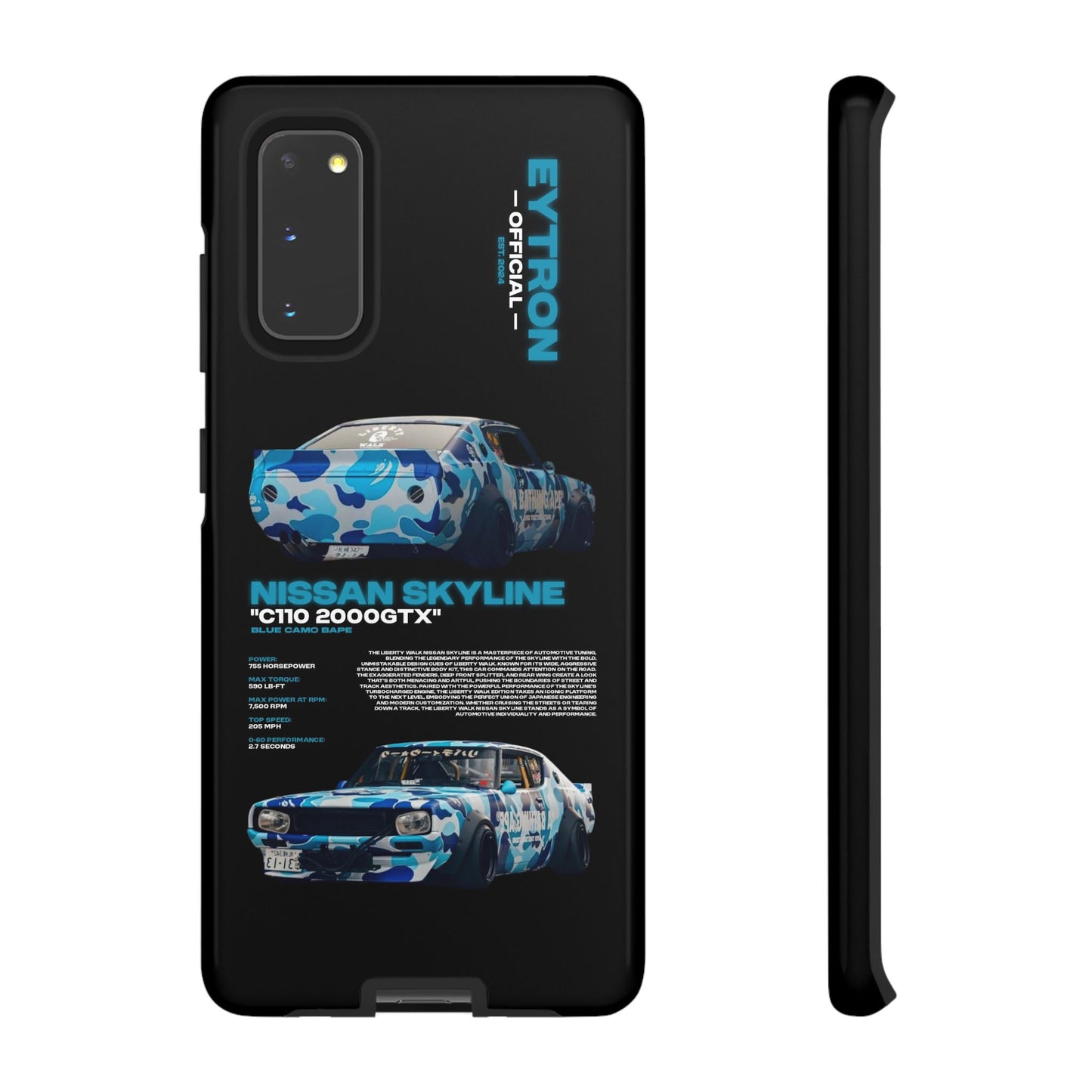 "Blue Camo Bape" Sturdy Case