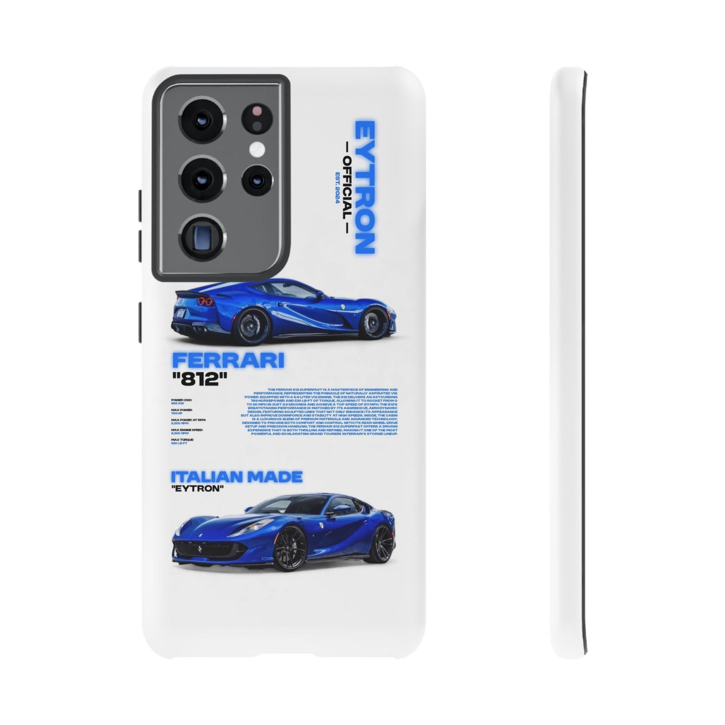 "Blue Thunder" Sturdy Case