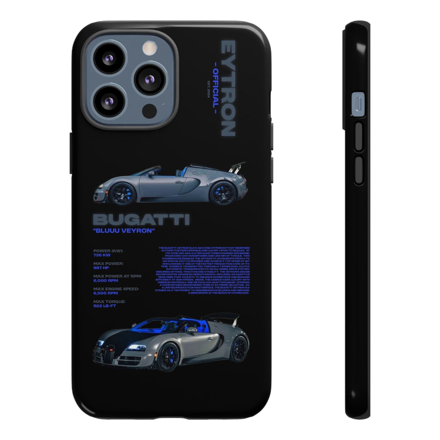 "Bluuu Veyron" Sturdy Case
