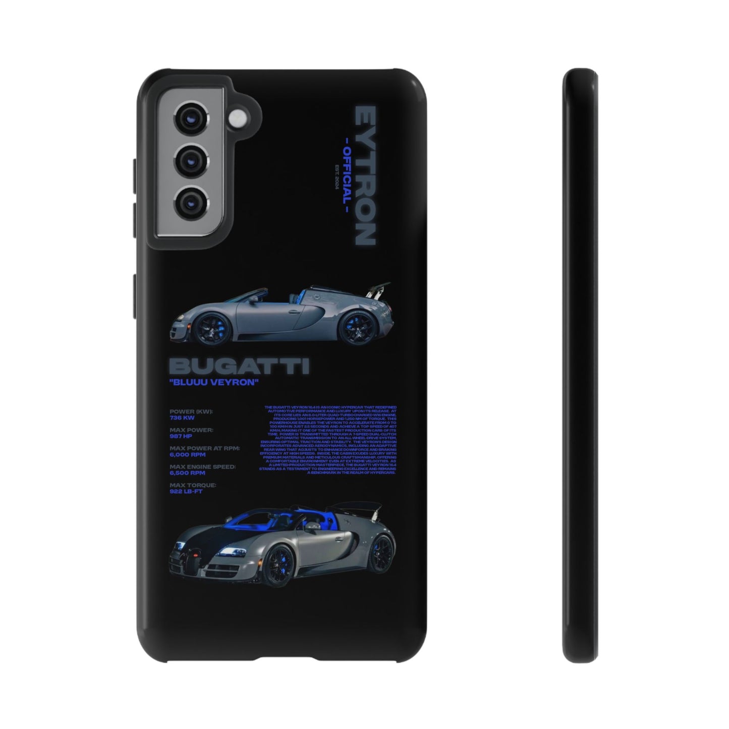 "Bluuu Veyron" Sturdy Case