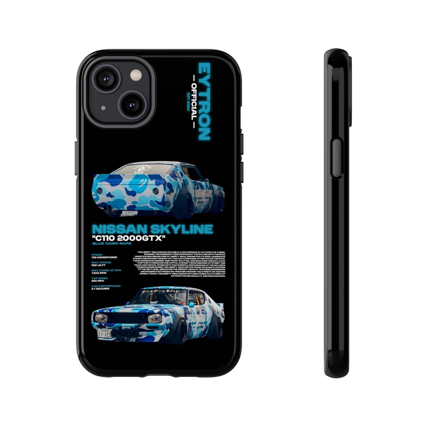 "Blue Camo Bape" Sturdy Case