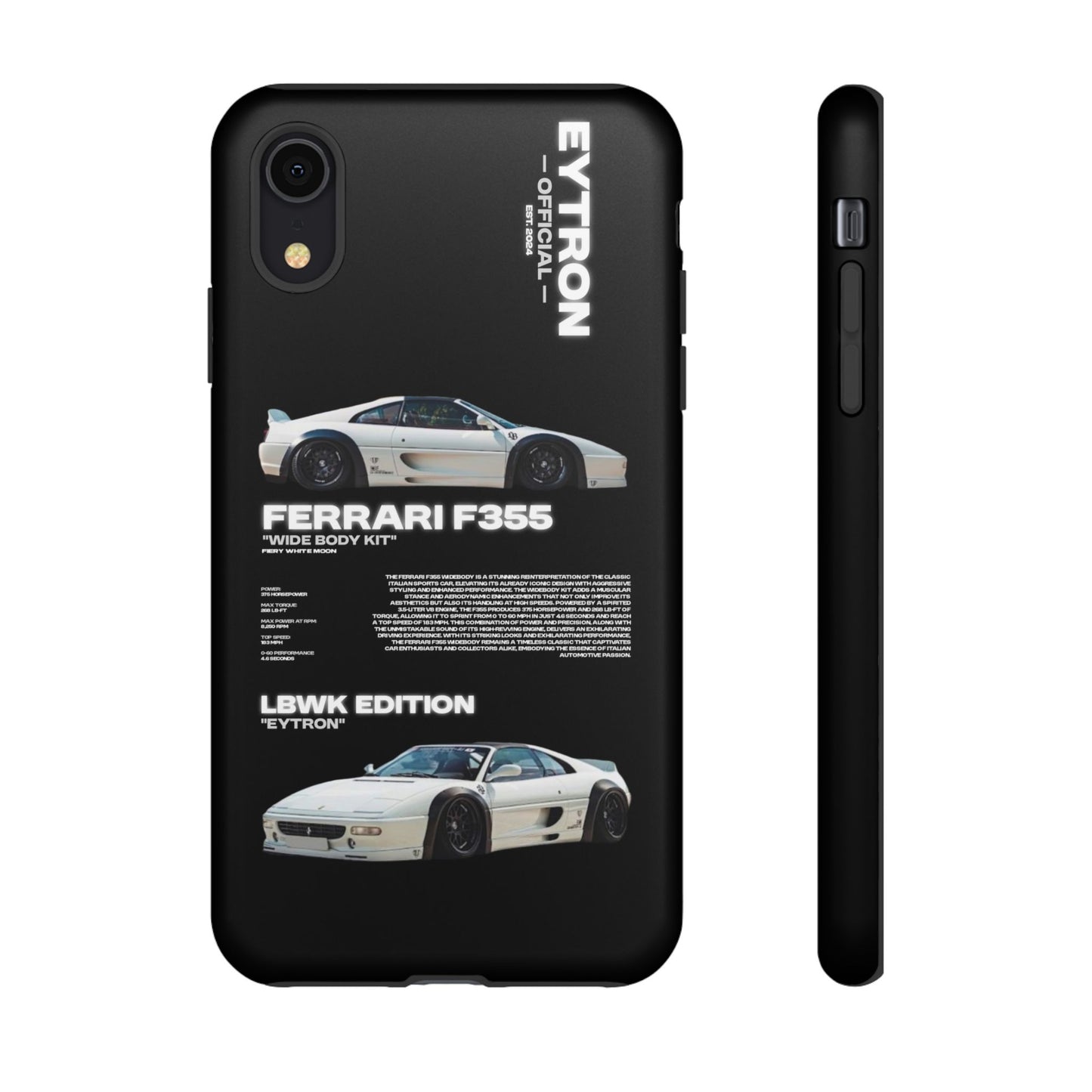 "Fiery White Moon" Sturdy Case