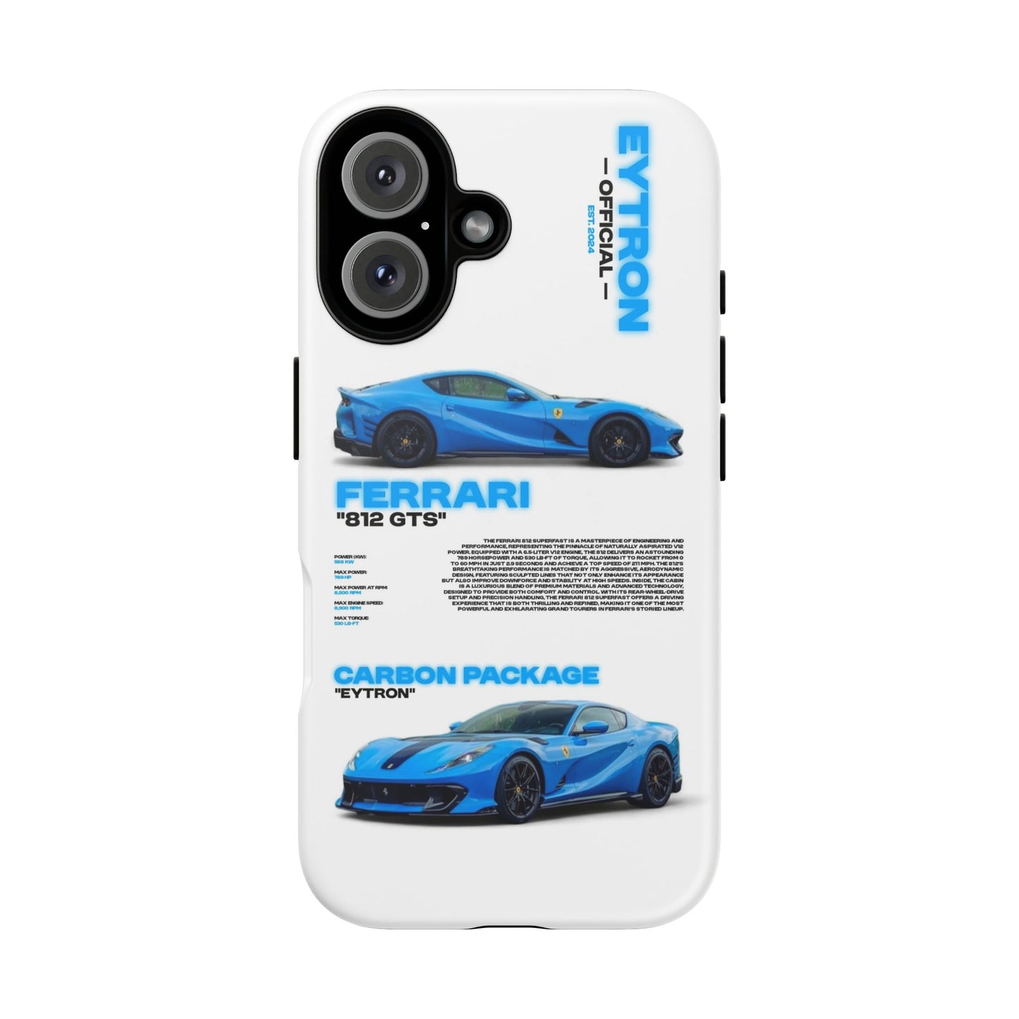 "Azure Bullet" Sturdy Case