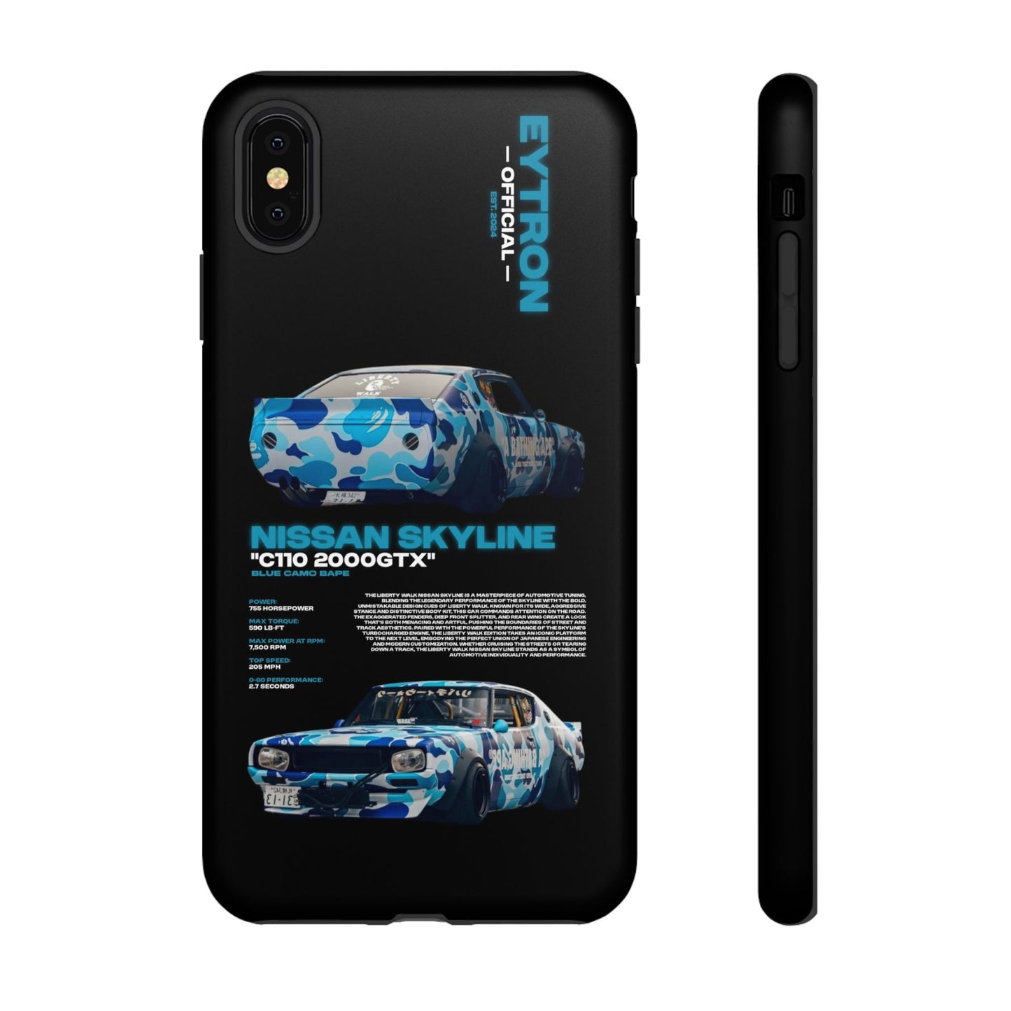 "Blue Camo Bape" Sturdy Case