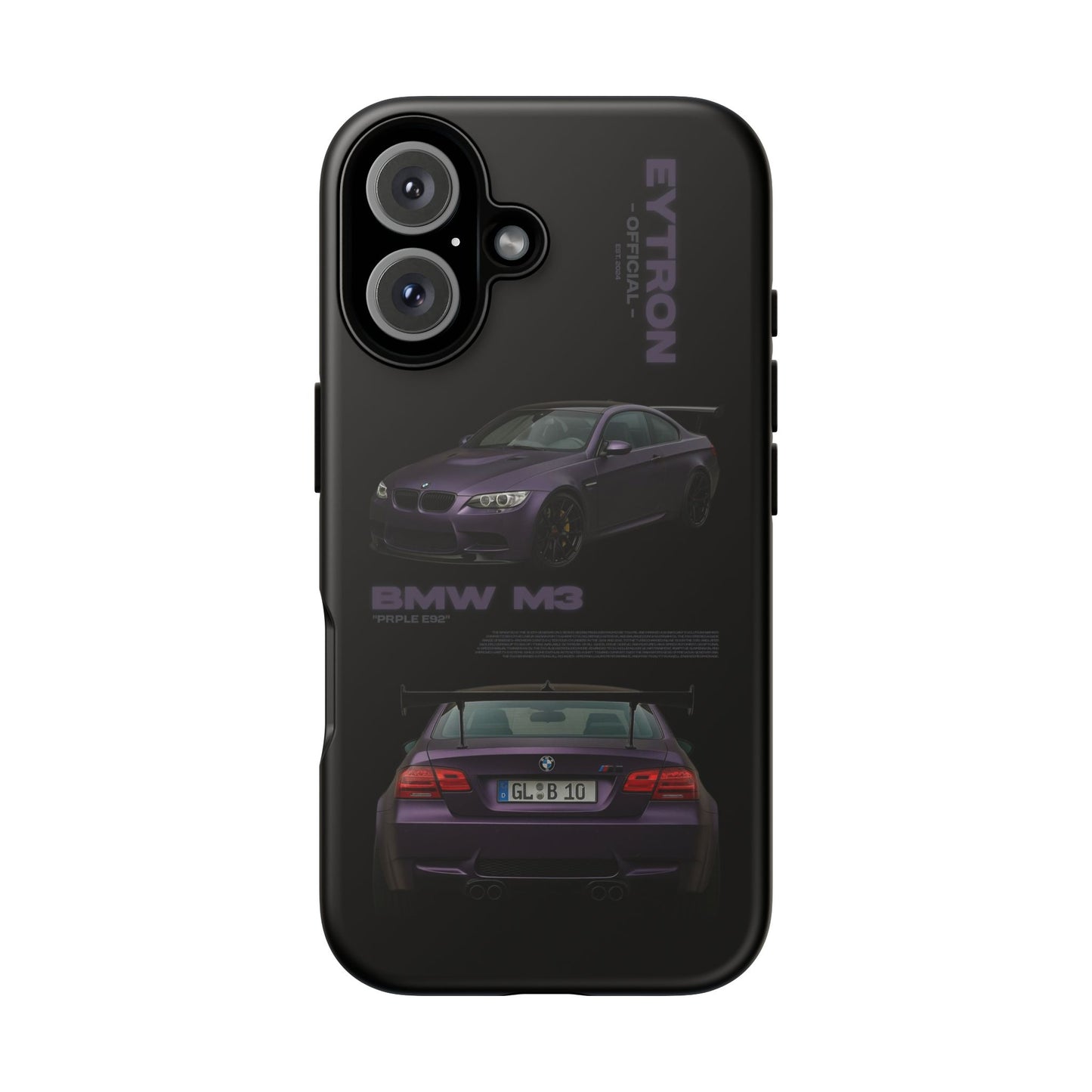 "PRPLE E92" Sturdy Case