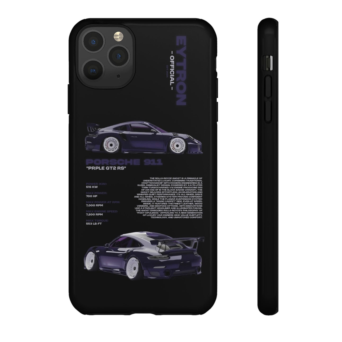 "PRPLE GT2 RS" Sturdy Case