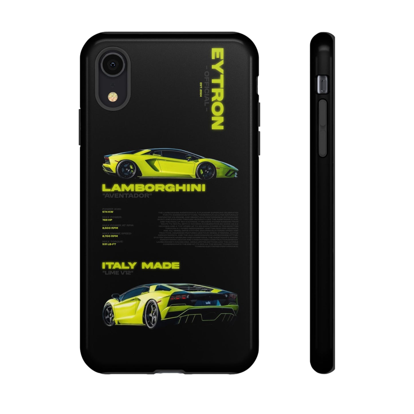 "Lime Bull" Sturdy Case