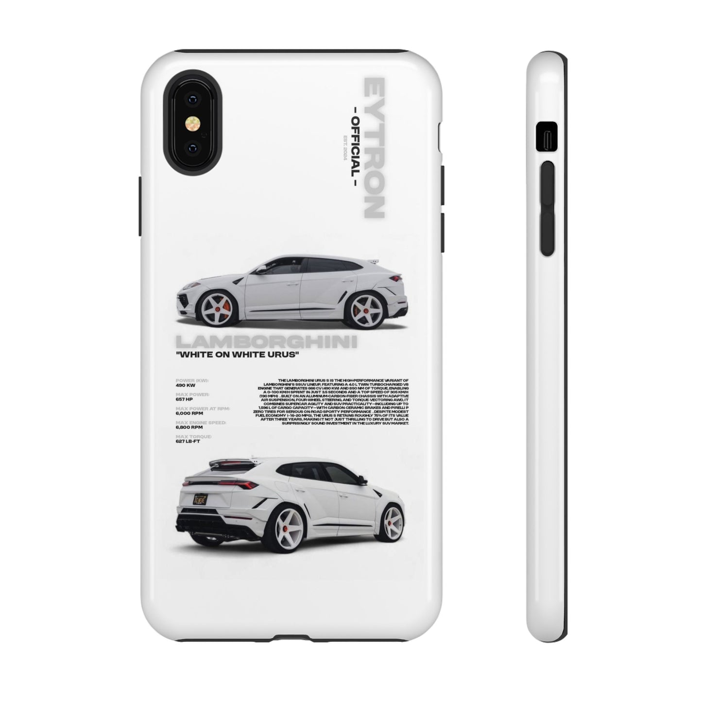 "White On White Urus" Sturdy Case