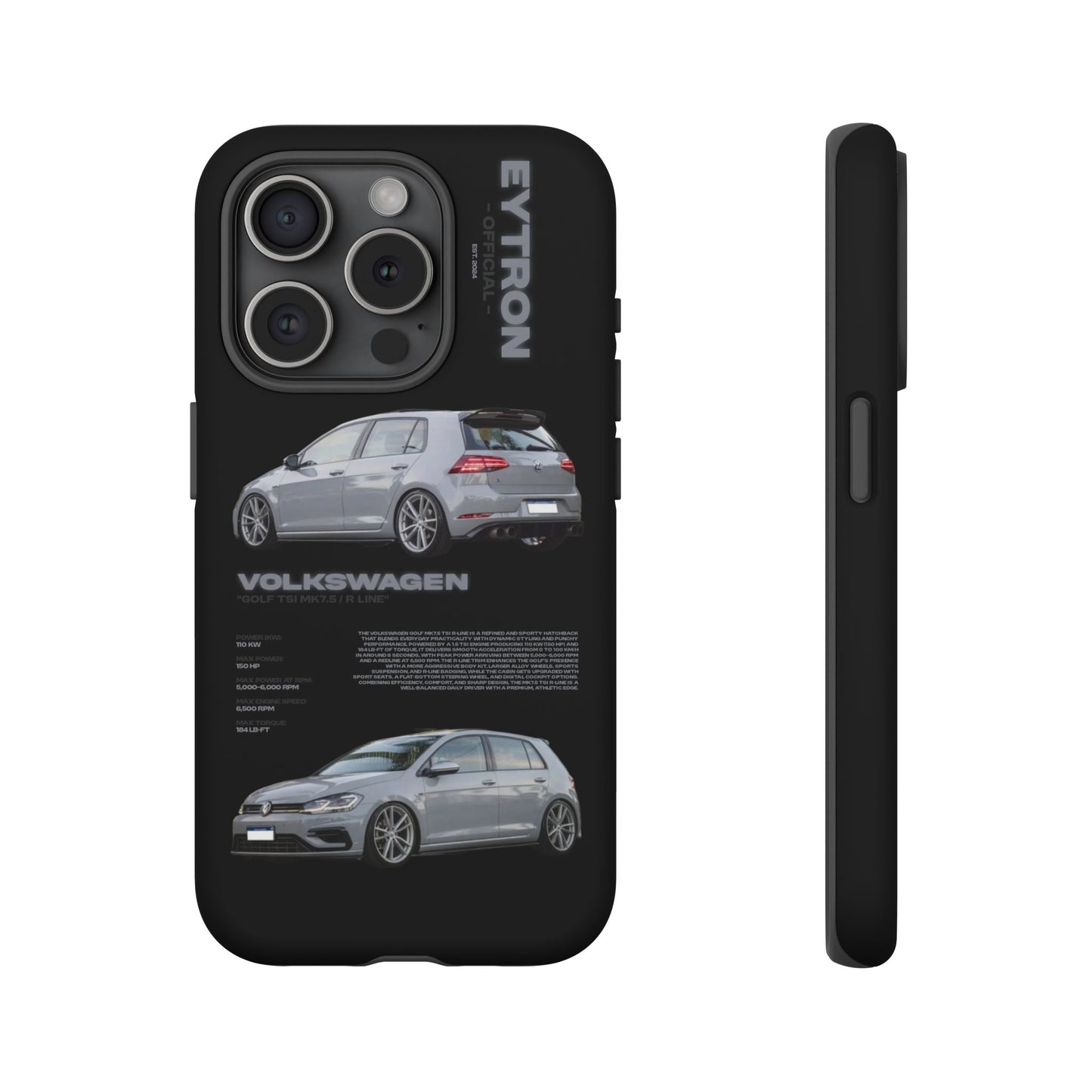 "Golf TSI MK7.5 / R Line" Sturdy Case